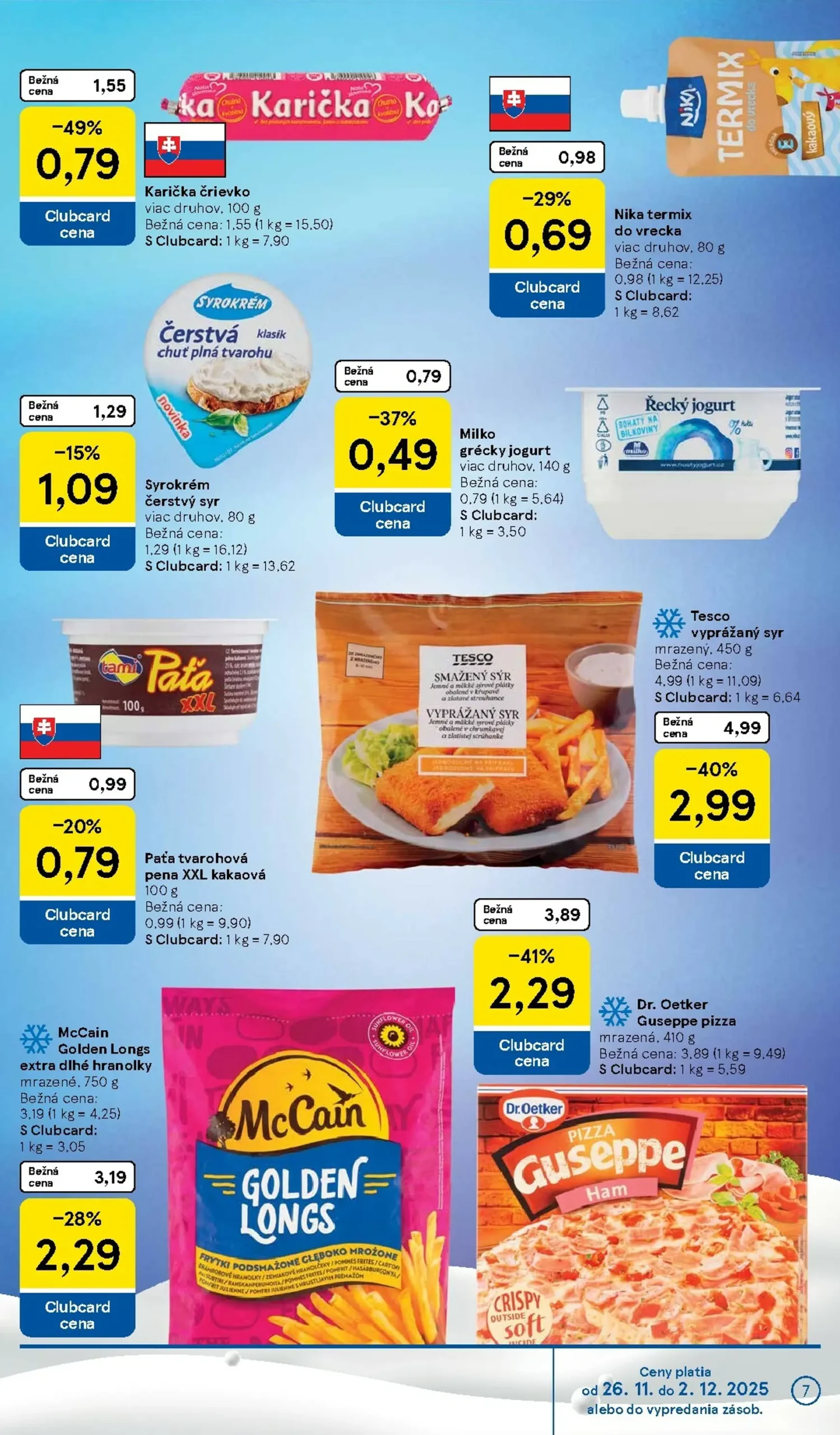 Page 7 of Aktuálny tesco leták platný od stredy 26.11 do 02.12