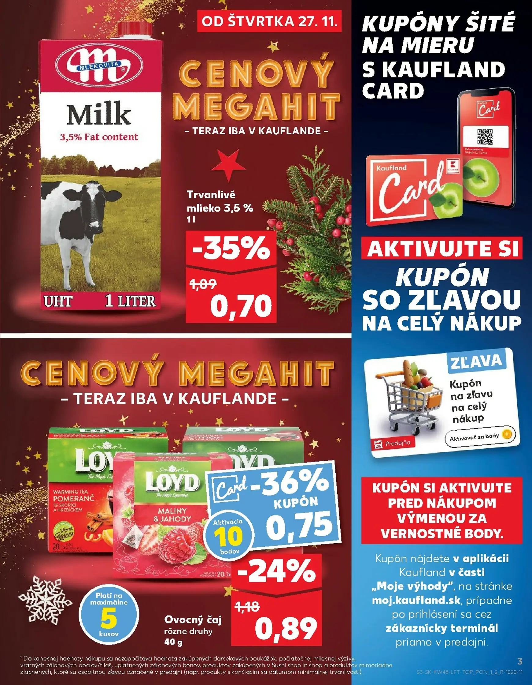 Page 3 of Aktuálny kaufland leták platný od štvrtka 27.11 do 03.12