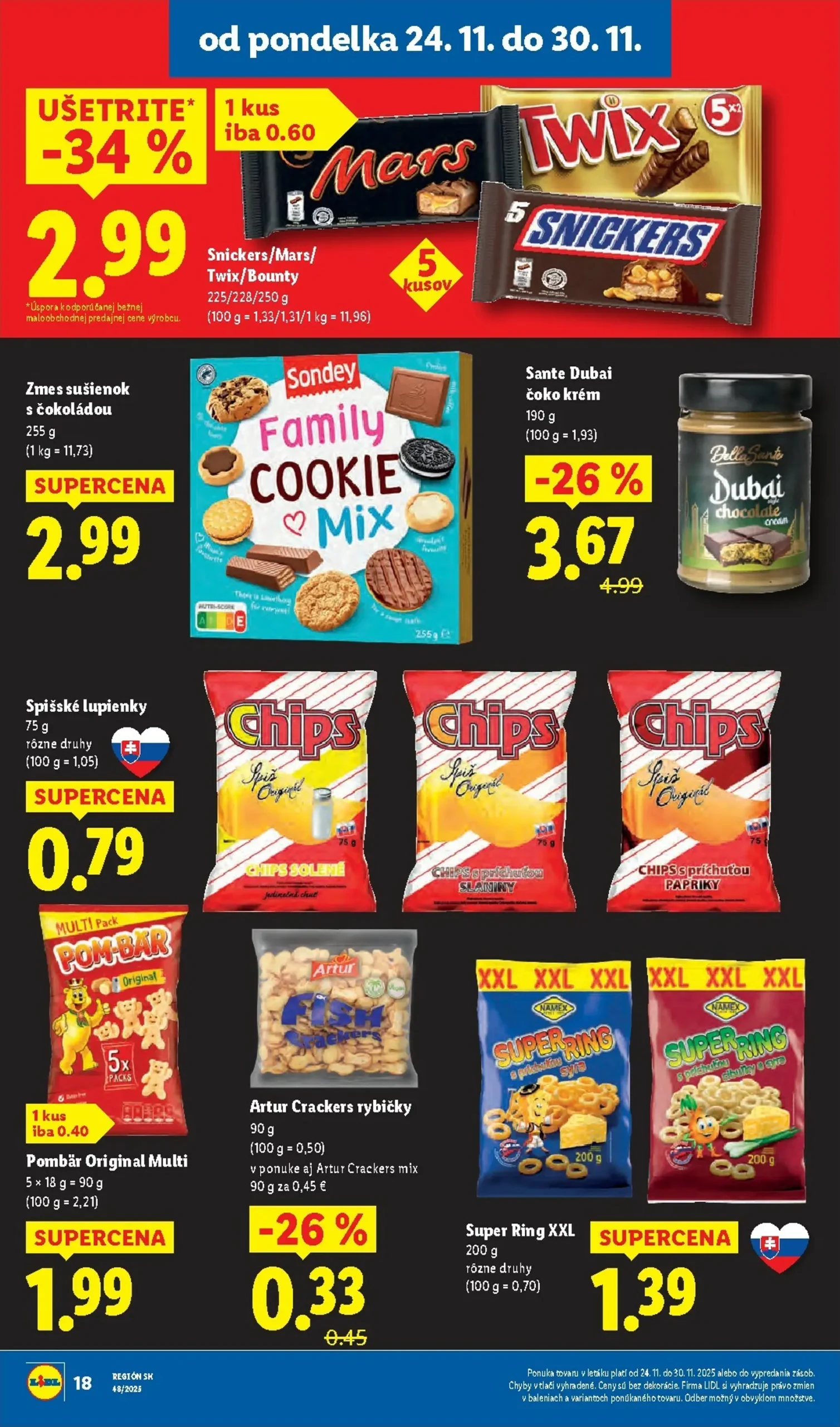 Page 20 of Aktuálny lidl leták platný od pondelka 24.11 do 30.11