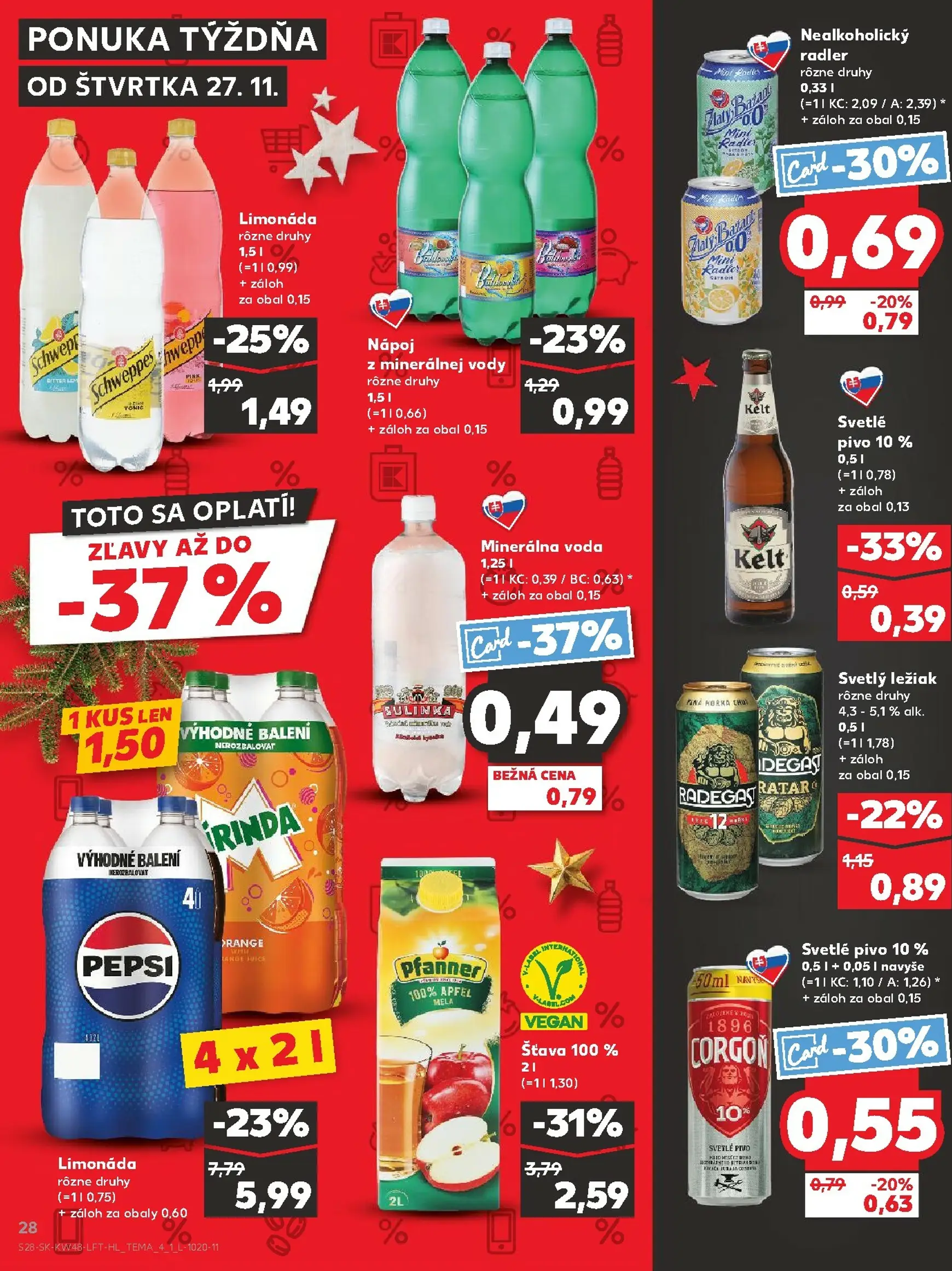 Page 28 of Aktuálny kaufland leták platný od štvrtka 27.11 do 03.12