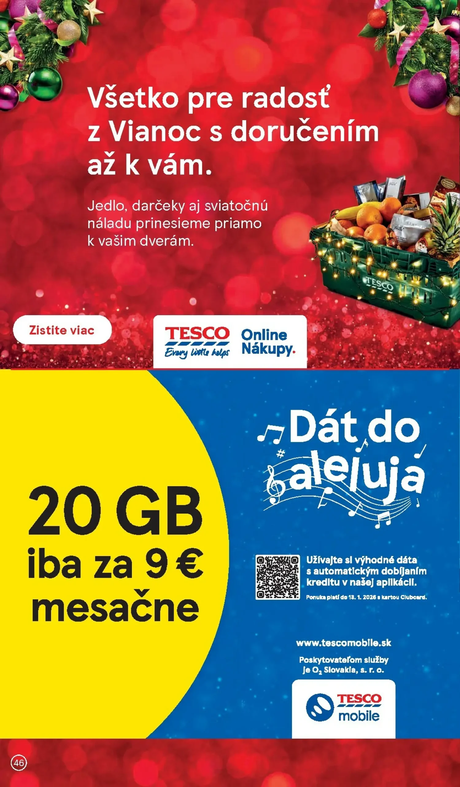Page 46 of Aktuálny tesco leták platný od stredy 26.11 do 02.12