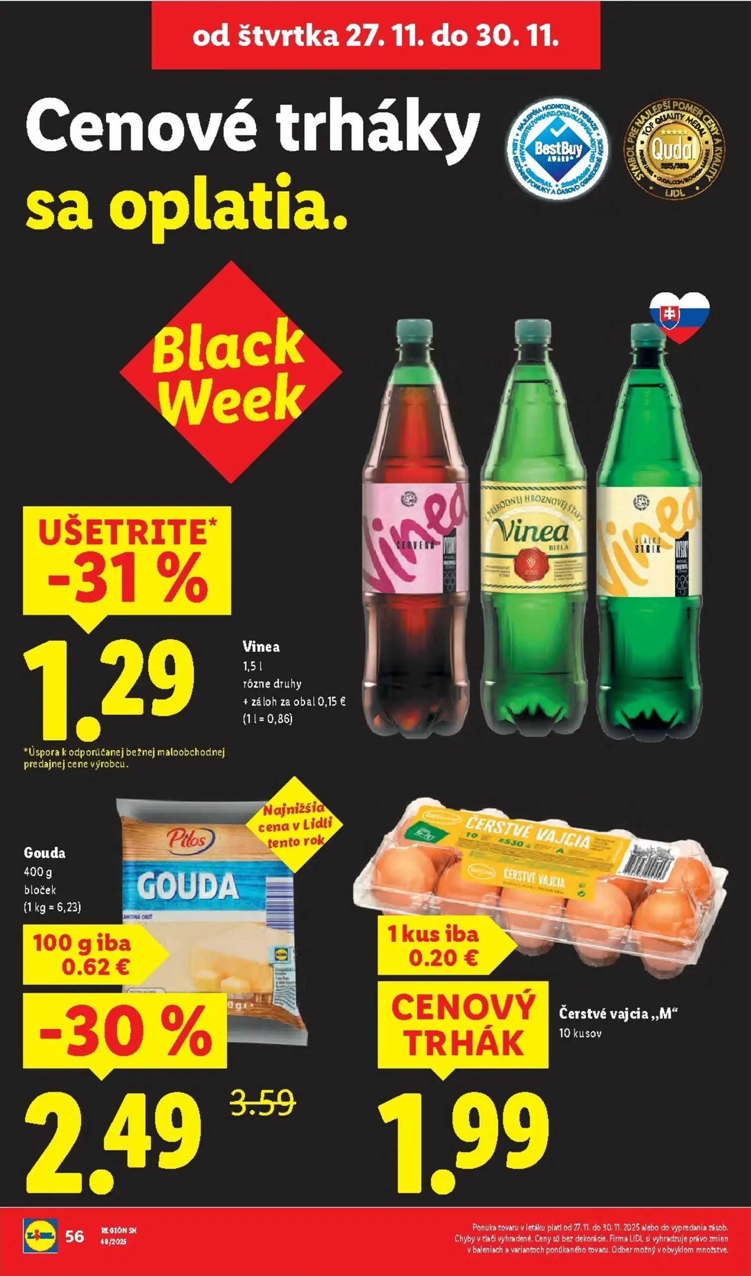 Page 56 of Aktuálny lidl leták platný od pondelka 24.11 do 30.11