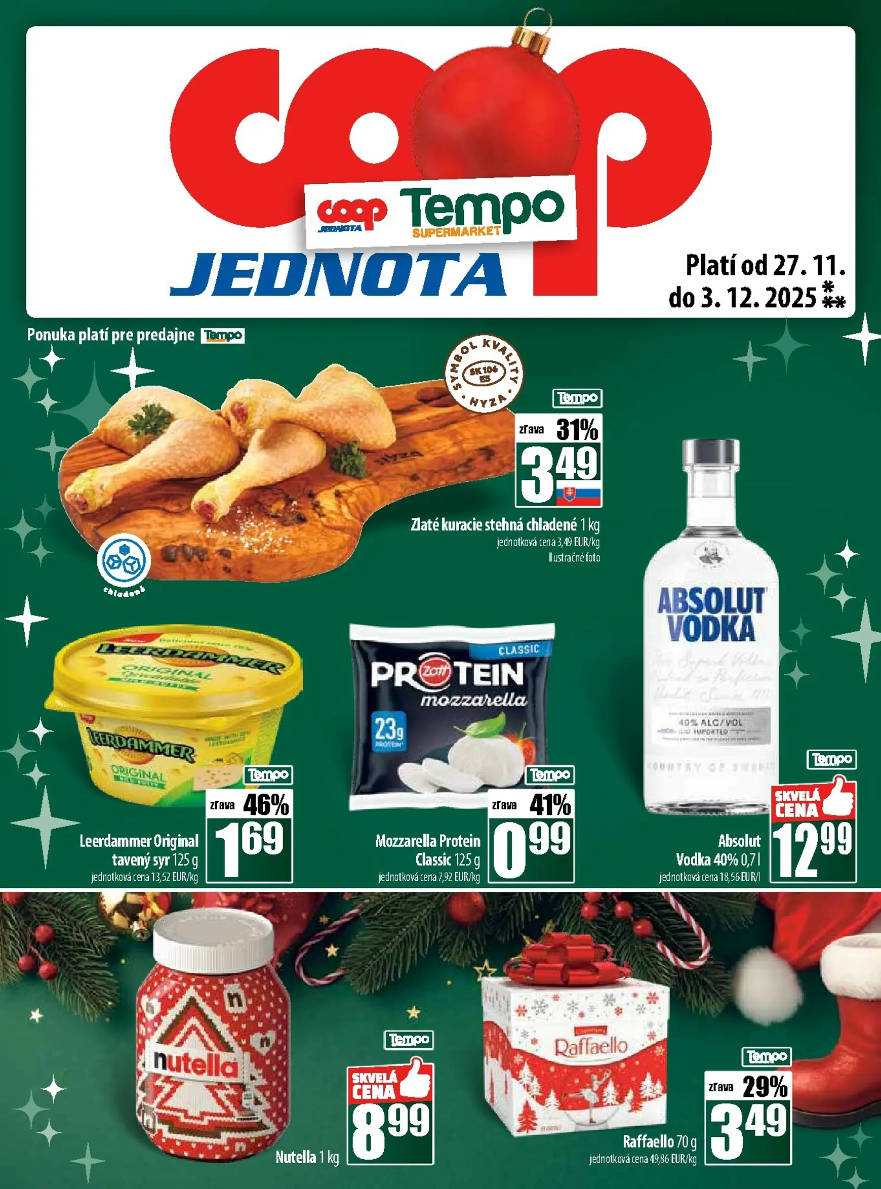 Page 29 of Aktuálny coop-jednota leták platný od štvrtka 27.11 do 03.12