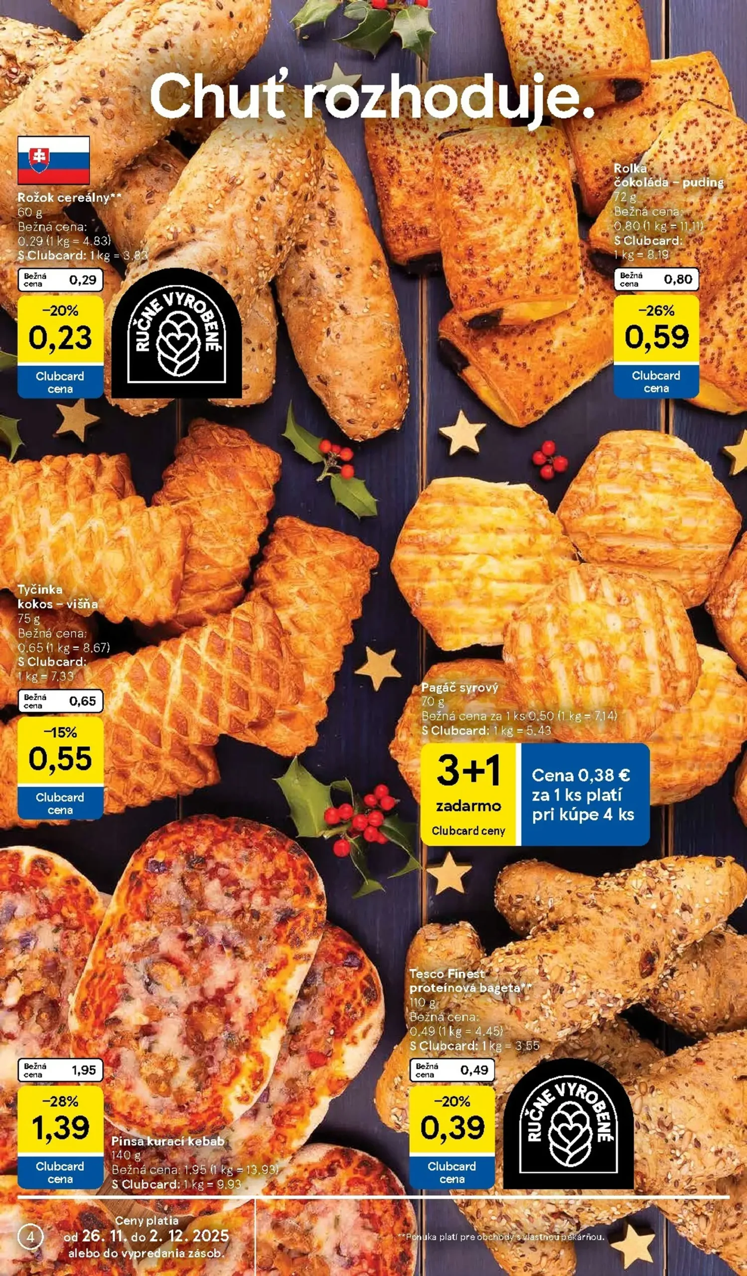 Page 4 of Aktuálny tesco leták platný od stredy 26.11 do 02.12