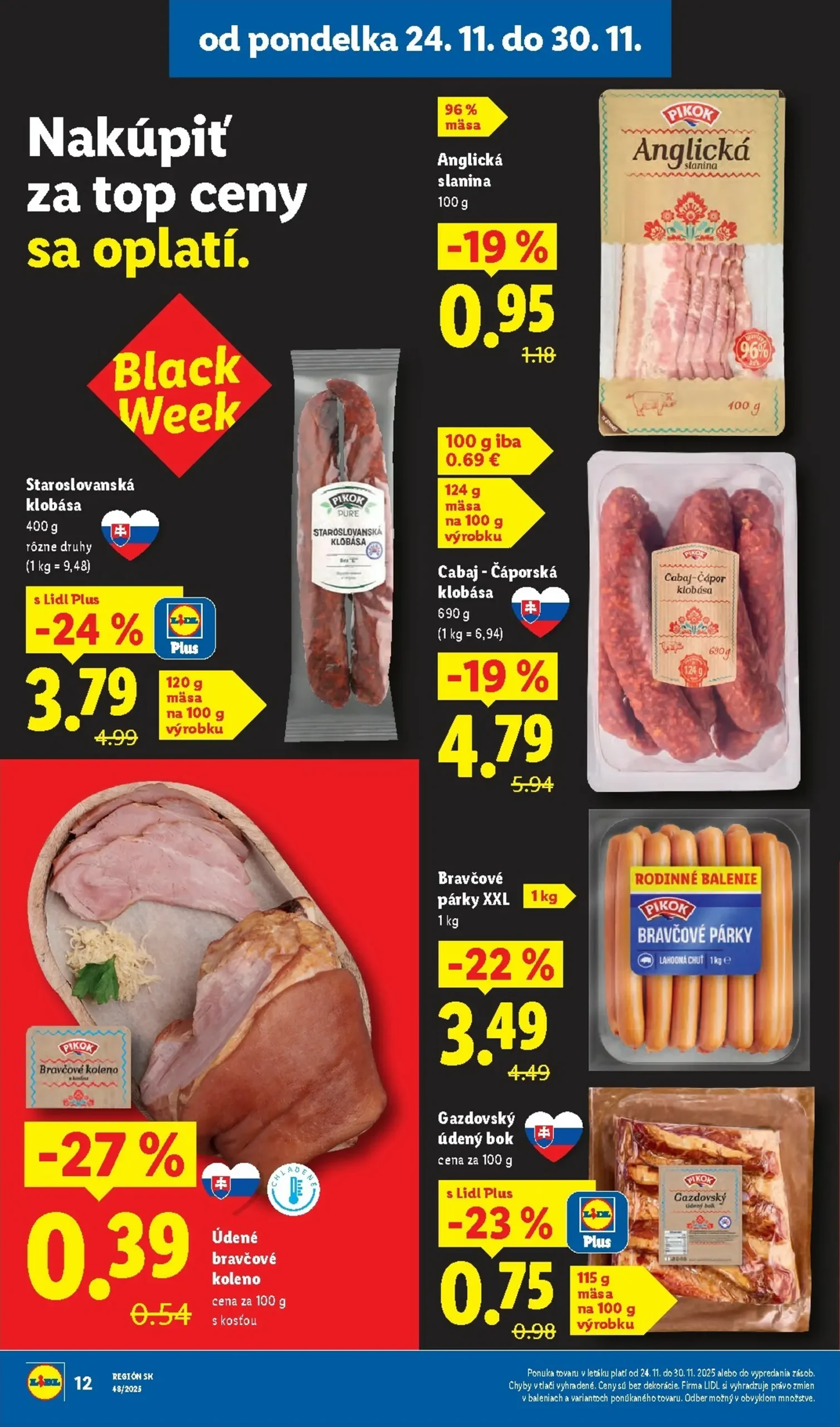 Page 14 of Aktuálny lidl leták platný od pondelka 24.11 do 30.11
