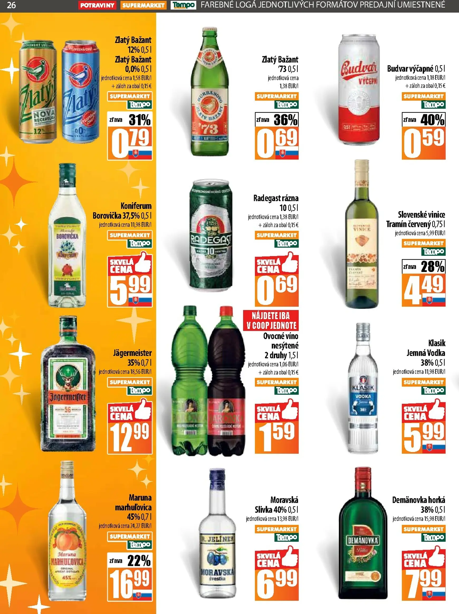 Page 26 of Aktuálny coop-jednota leták platný od štvrtka 27.11 do 03.12