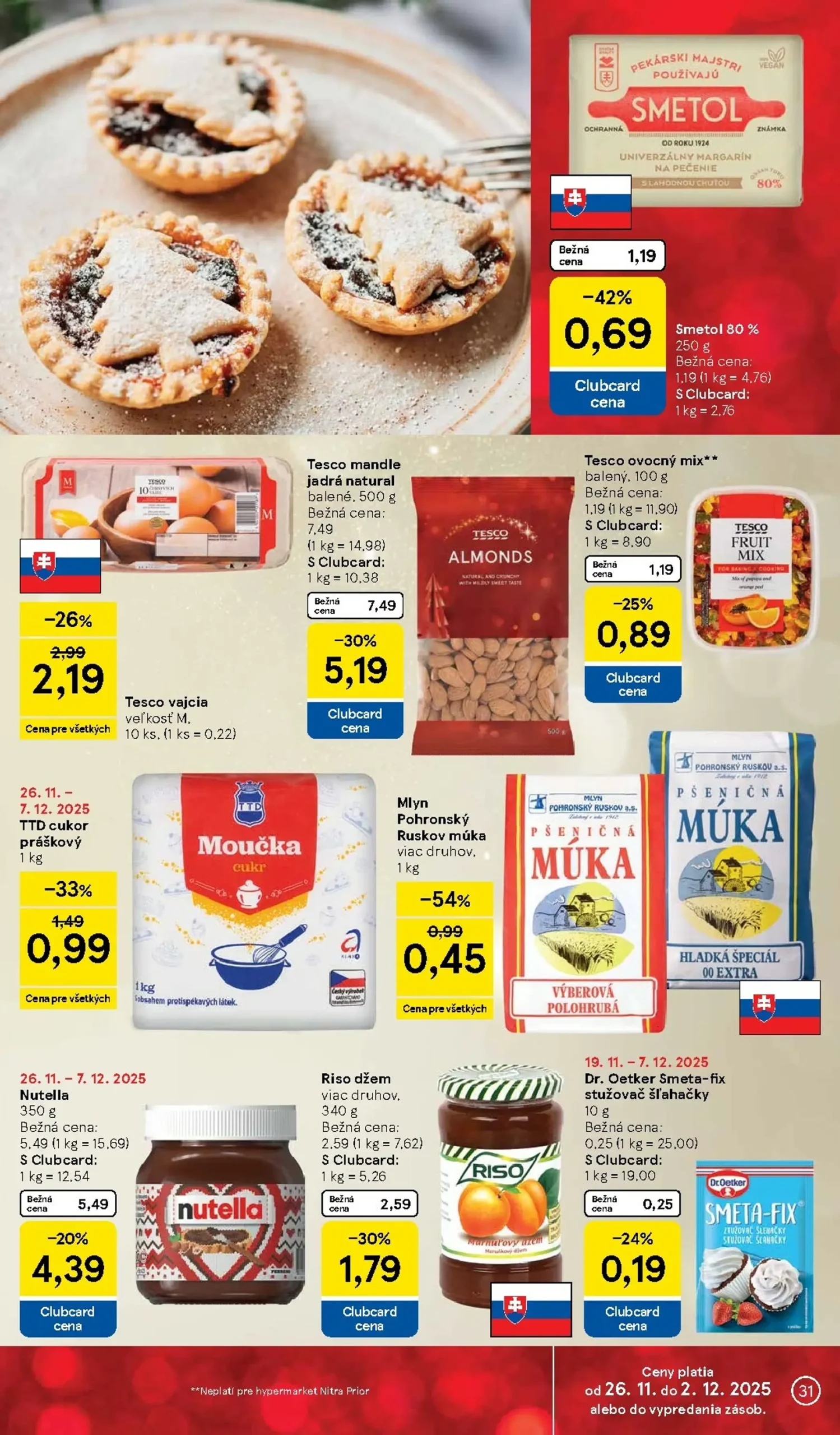 Page 31 of Aktuálny tesco leták platný od stredy 26.11 do 02.12