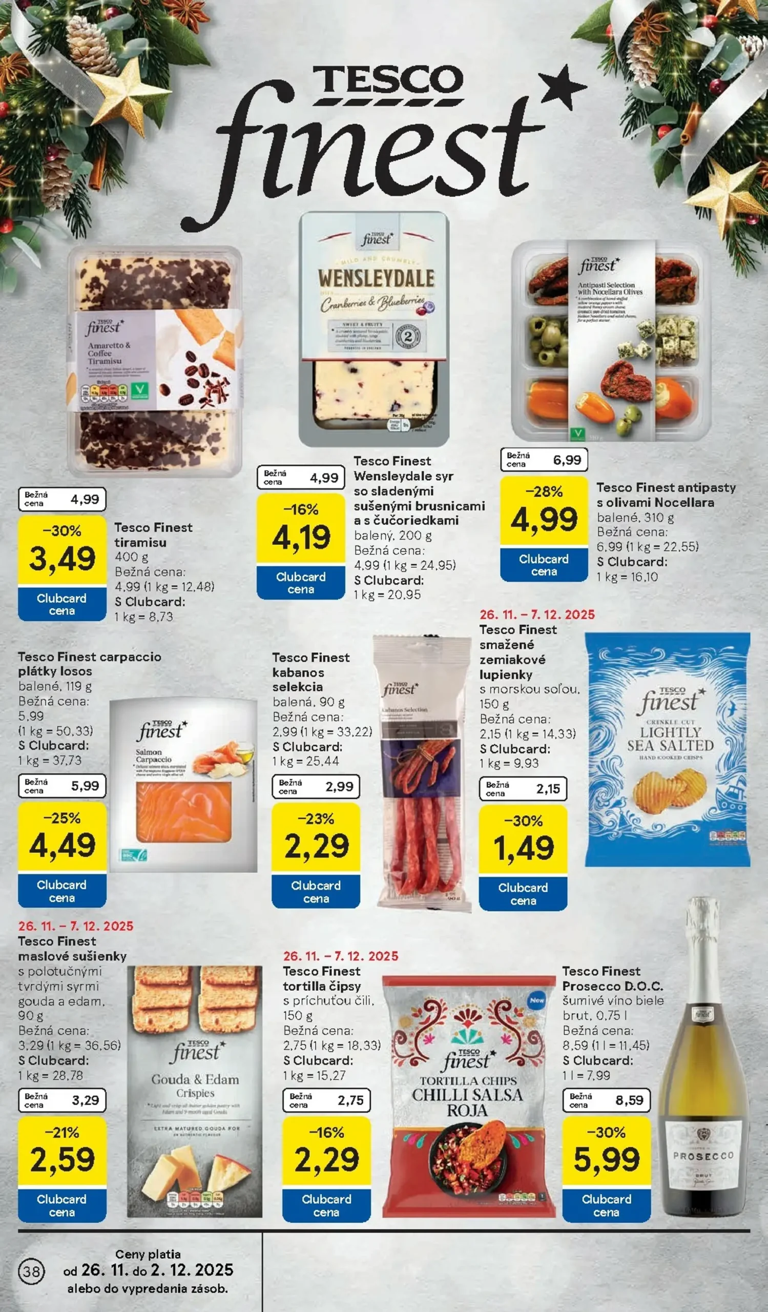 Page 38 of Aktuálny tesco leták platný od stredy 26.11 do 02.12