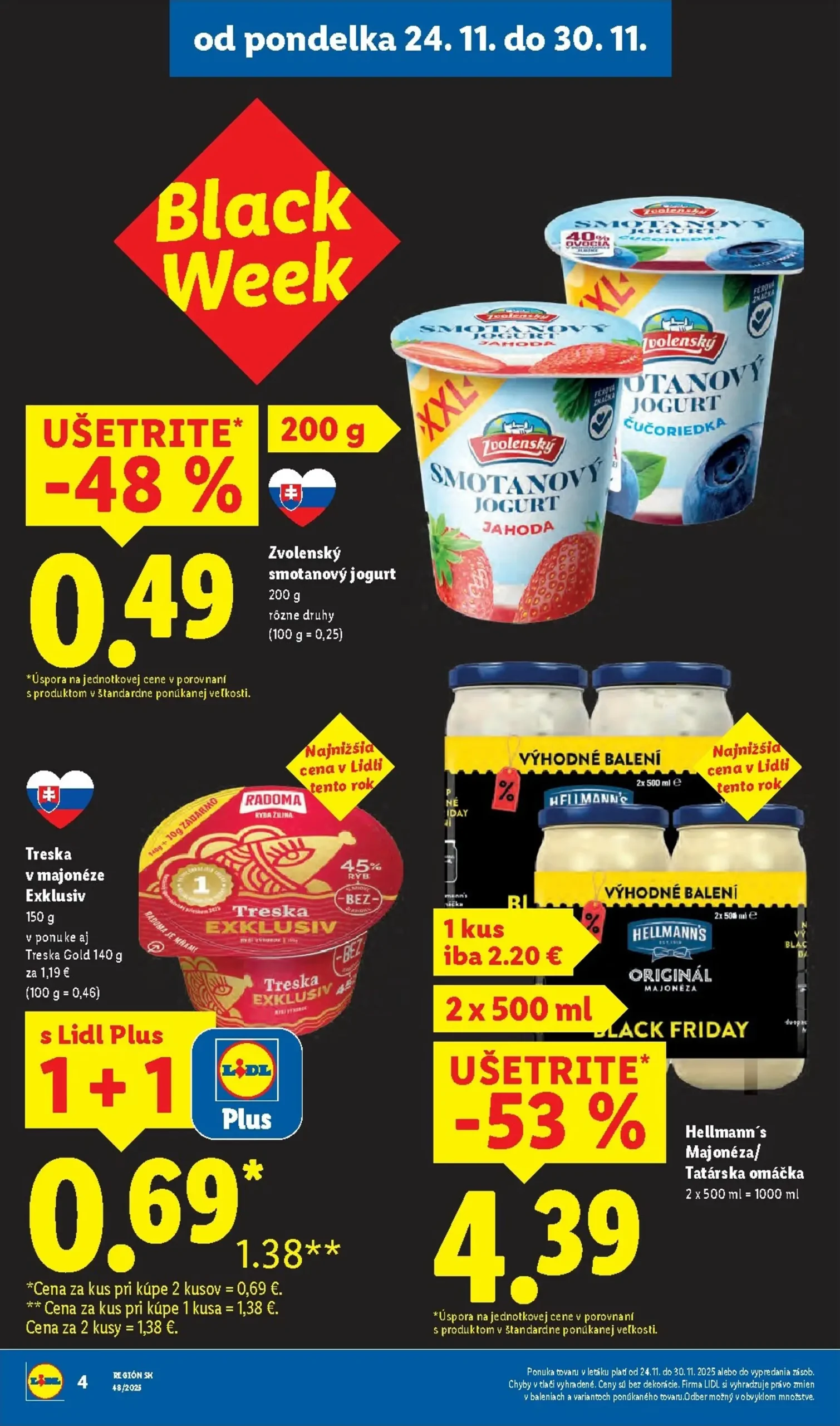 Page 4 of Aktuálny lidl leták platný od pondelka 24.11 do 30.11