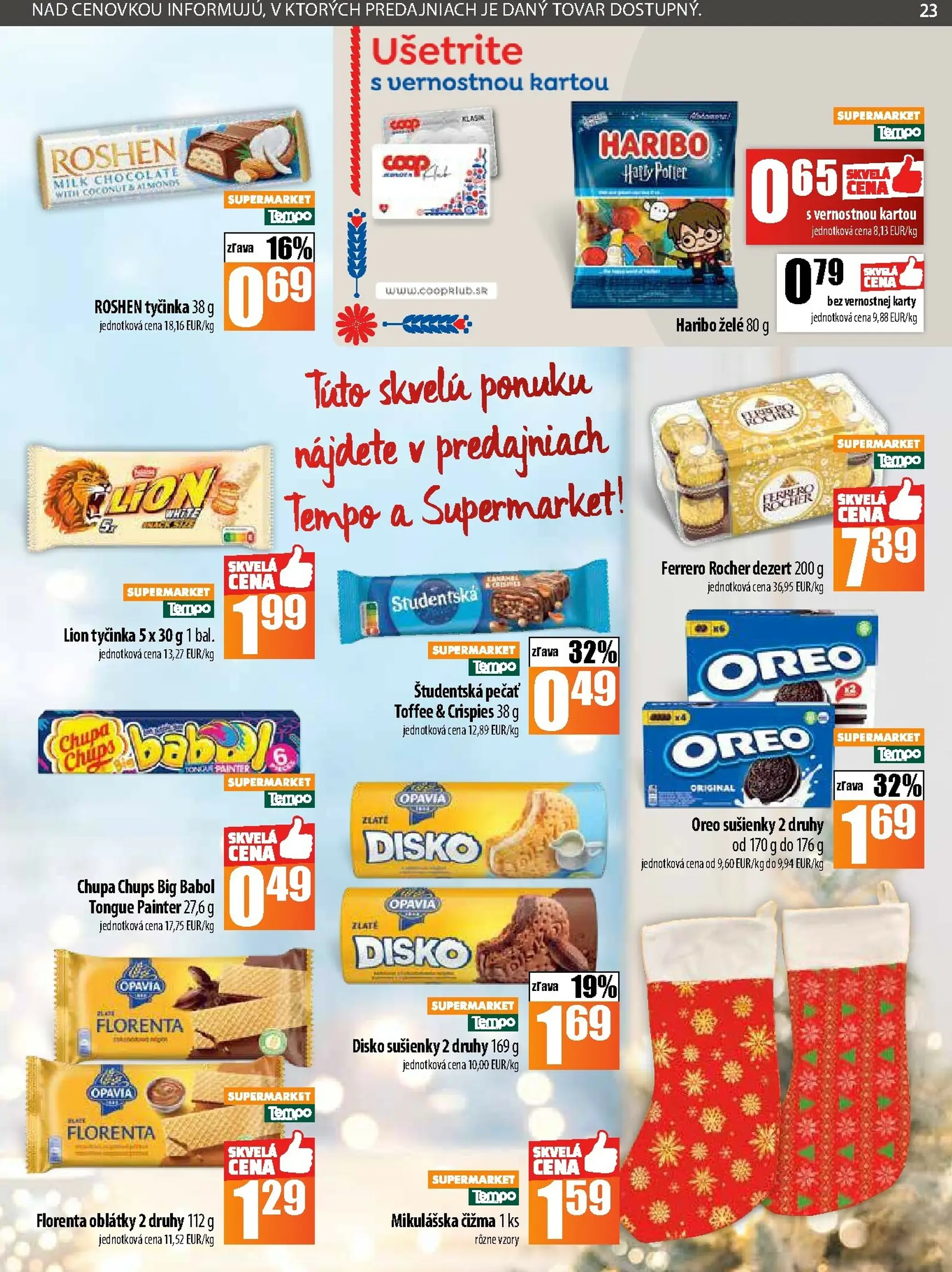 Page 23 of Aktuálny coop-jednota leták platný od štvrtka 27.11 do 03.12