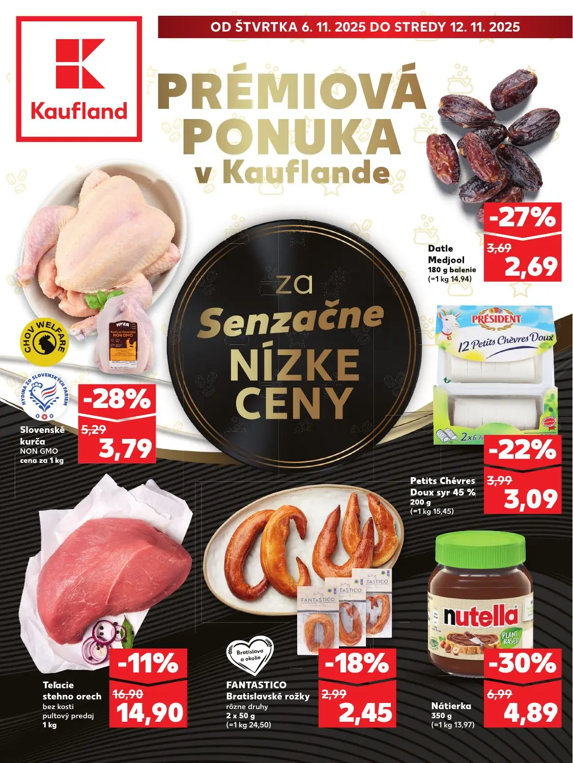 Aktuálny kaufland leták platný od štvrtka 06.11 do 12.11