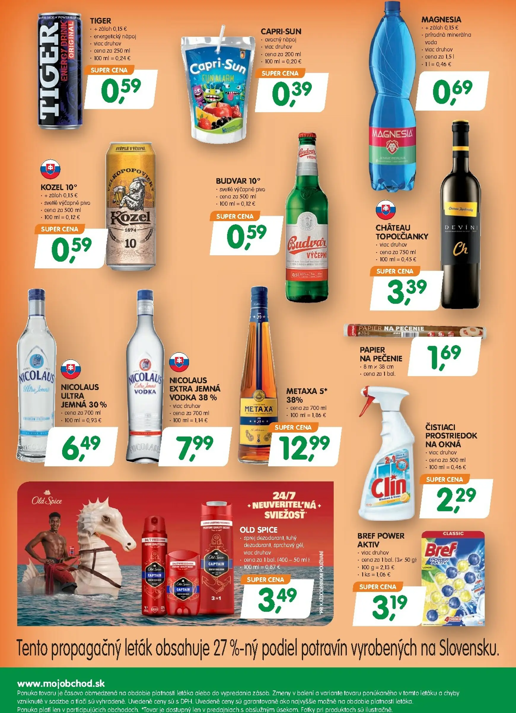 Page 4 of Aktuálny moj-obchod leták platný od piatka 07.11 do 20.11