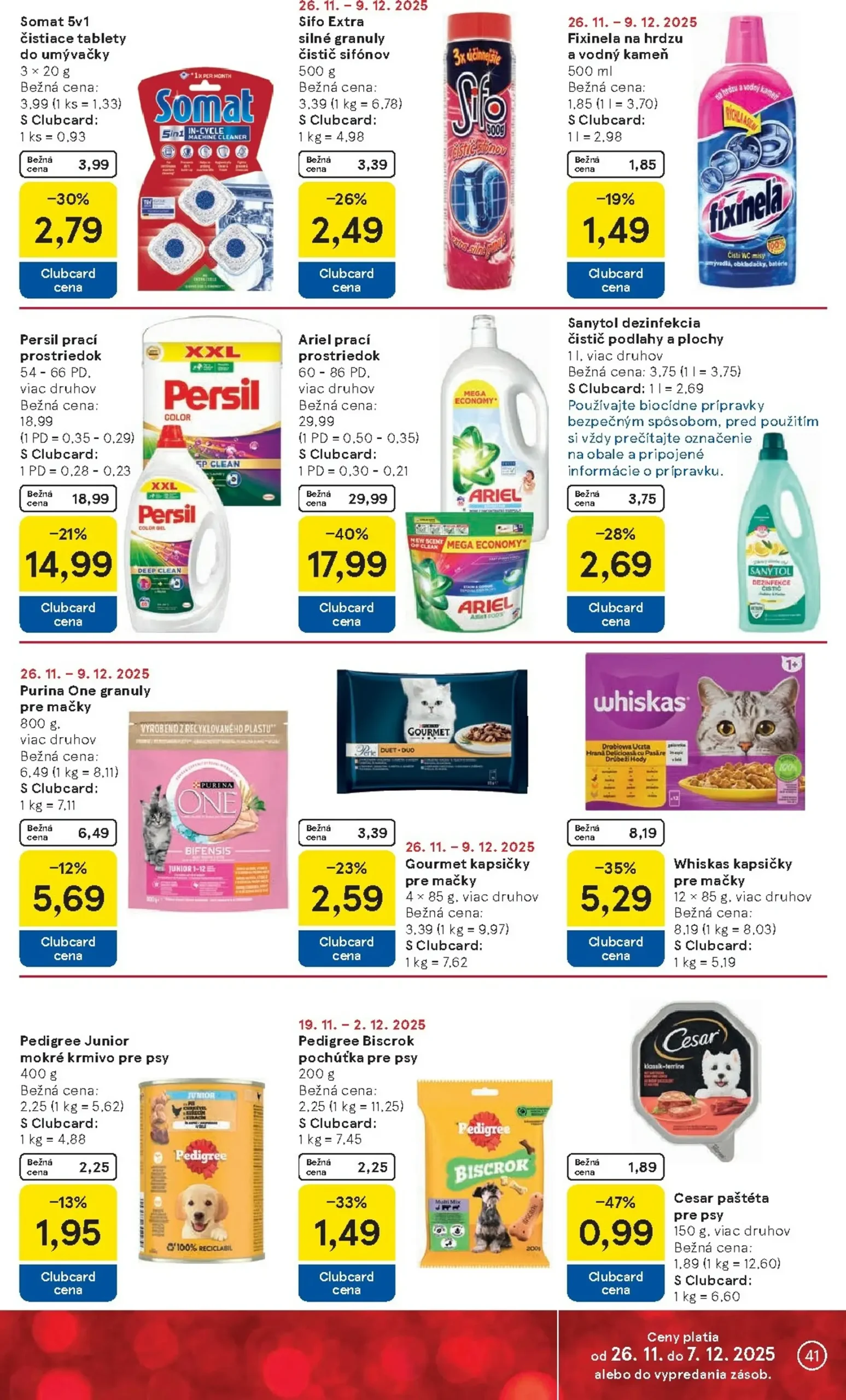 Page 41 of Aktuálny tesco leták platný od stredy 26.11 do 02.12