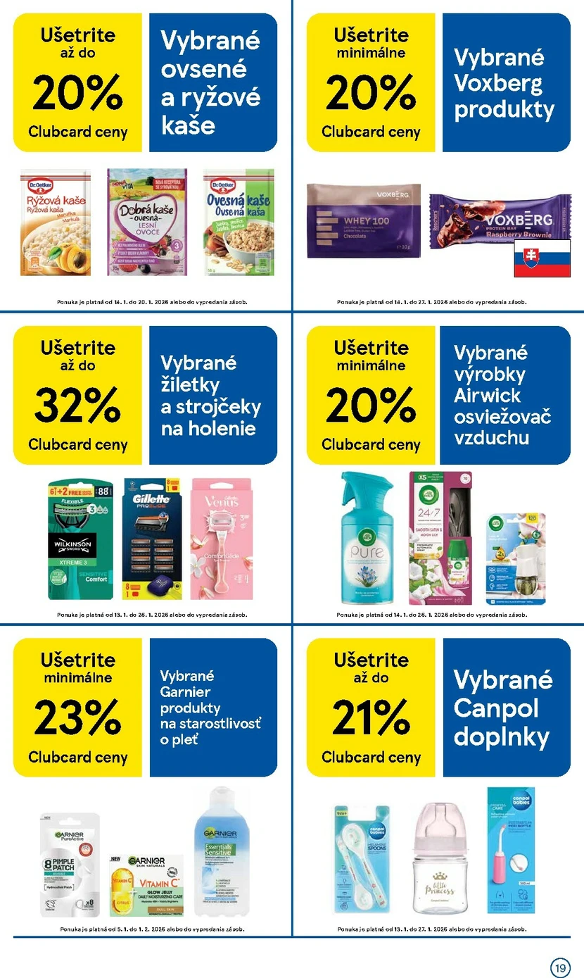 Page 19 of Aktuálny tesco leták platný od stredy 14.01 do 20.01