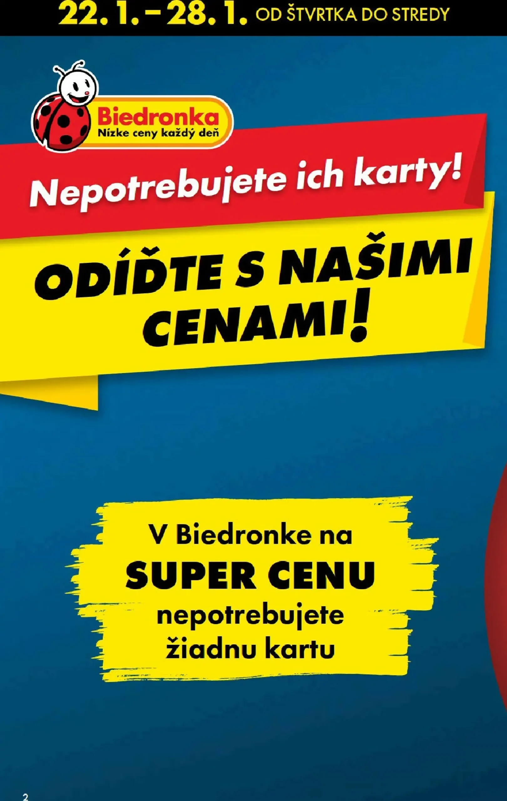 Page 2 of Aktuálny biedronka leták platný od štvrtka 22.01 do 28.01