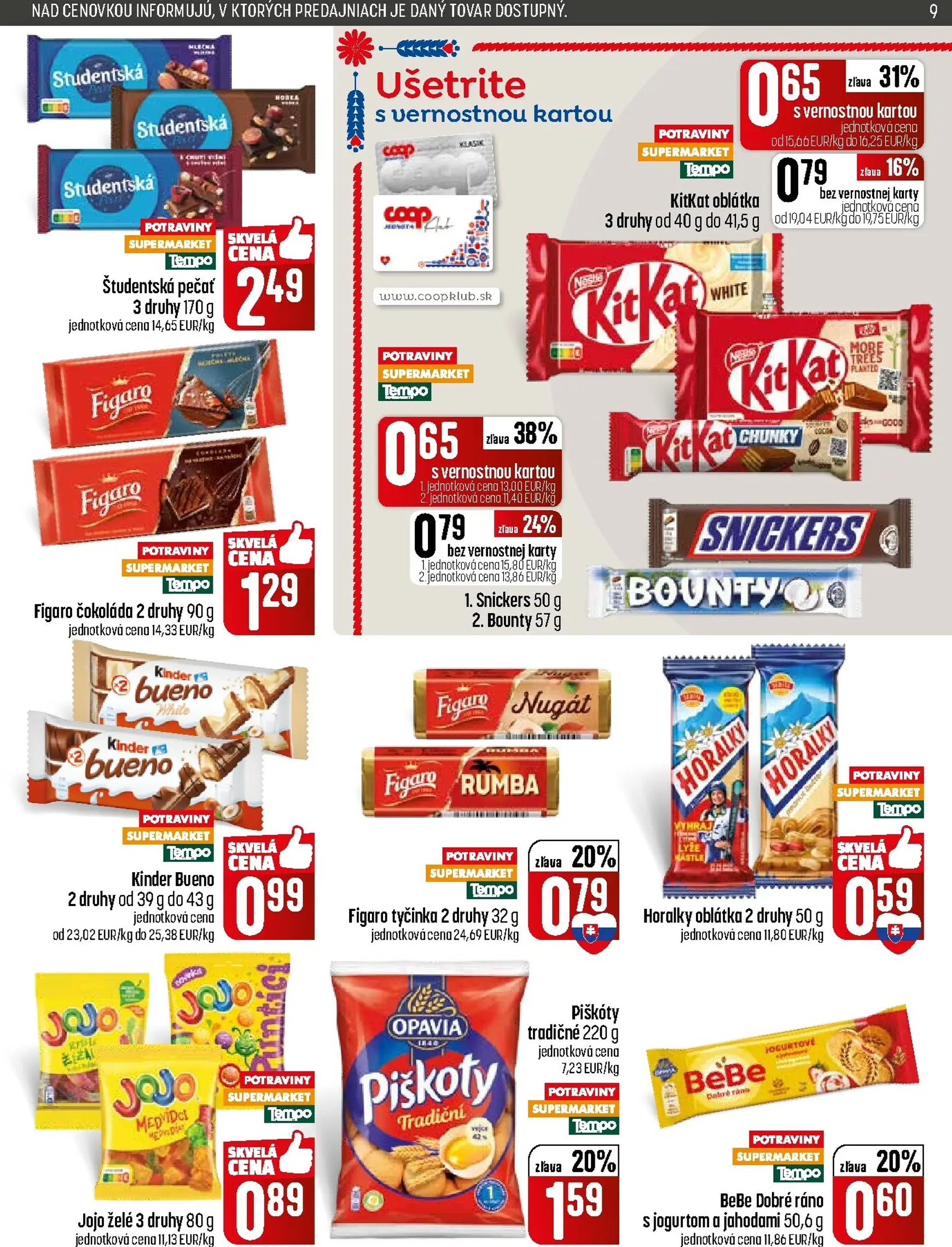 Page 9 of Aktuálny coop-jednota leták platný od štvrtka 22.01 do 28.01