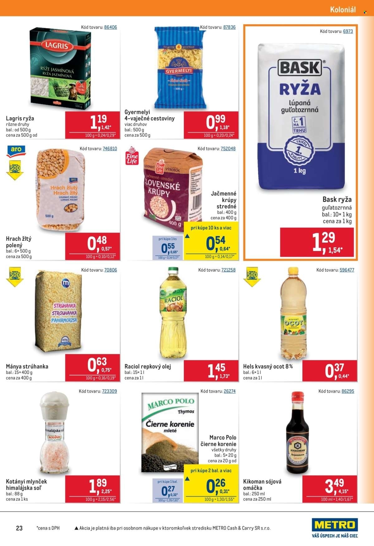 Page 23 of Aktuálny metro leták platný od stredy 14.01 do 27.01