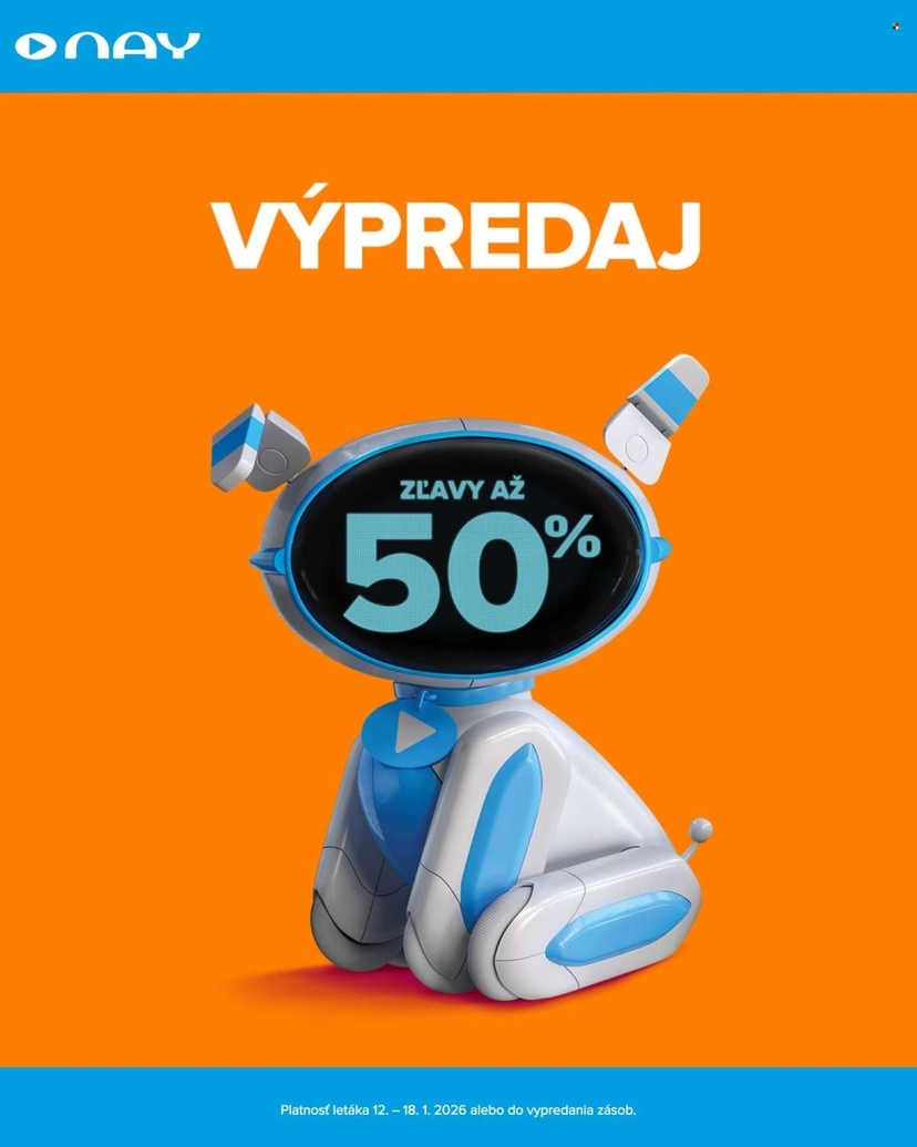 Aktuálny nay-elektrodom leták platný od pondelka 12.01 do 18.01