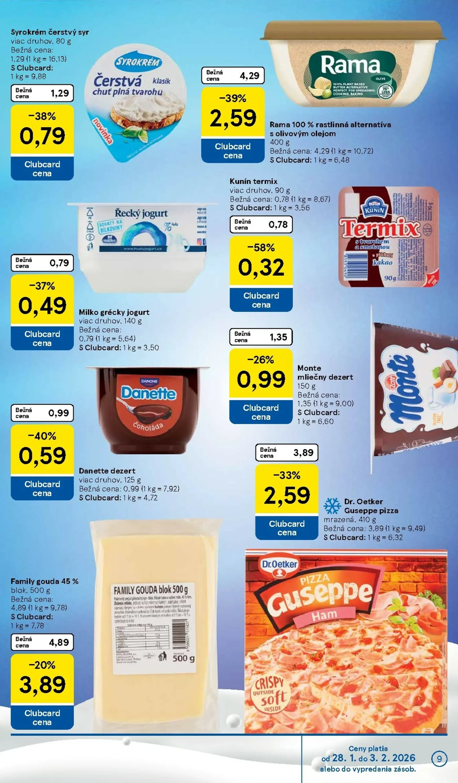 Page 9 of Aktuálny tesco leták platný od stredy 28.01 do 03.02