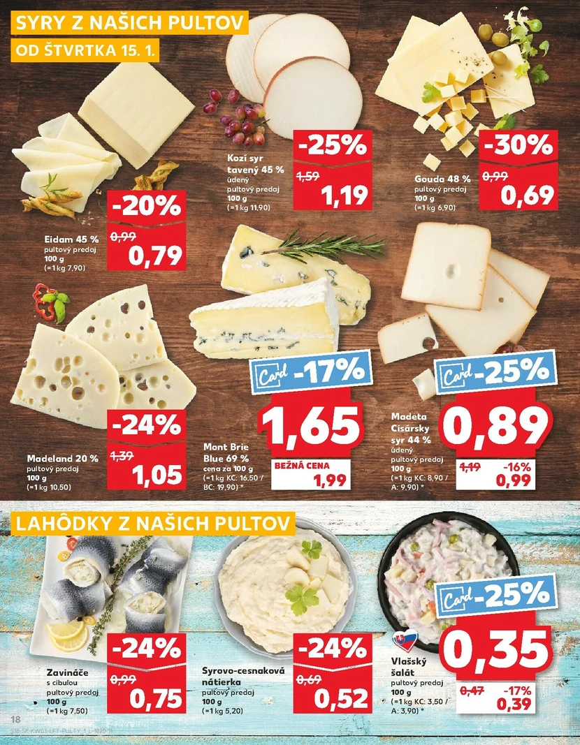 Page 18 of Aktuálny kaufland leták platný od štvrtka 15.01 do 21.01