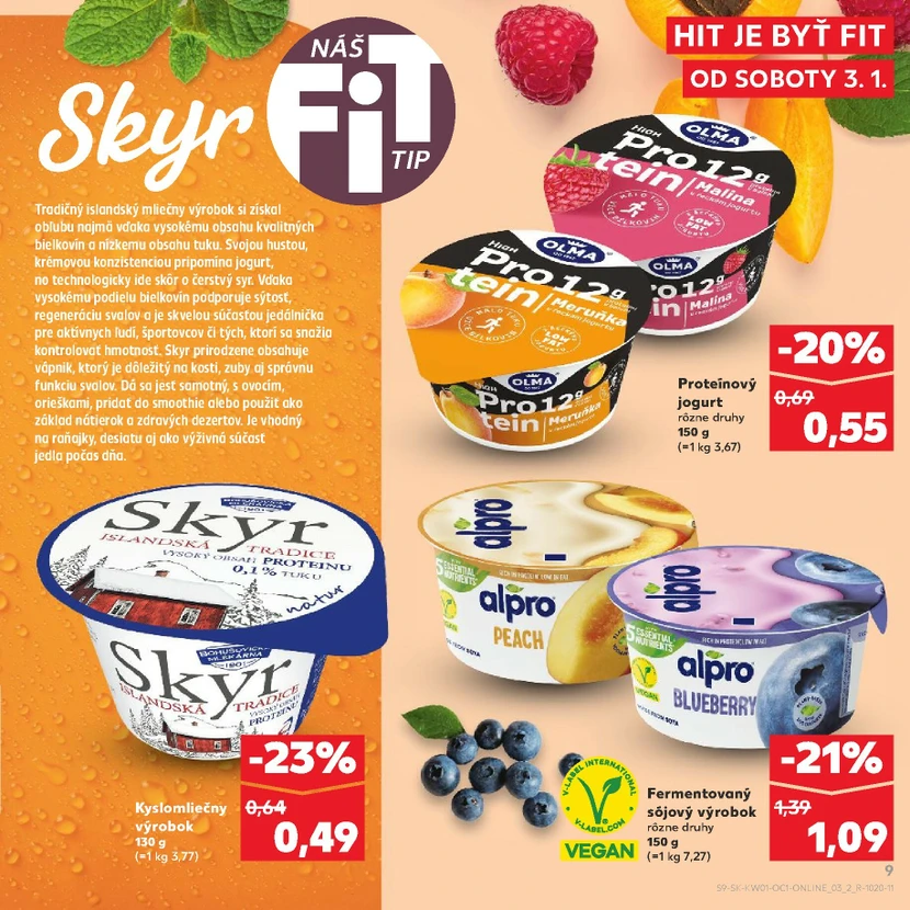 Page 9 of Aktuálny kaufland leták platný od soboty 03.01 do 31.01