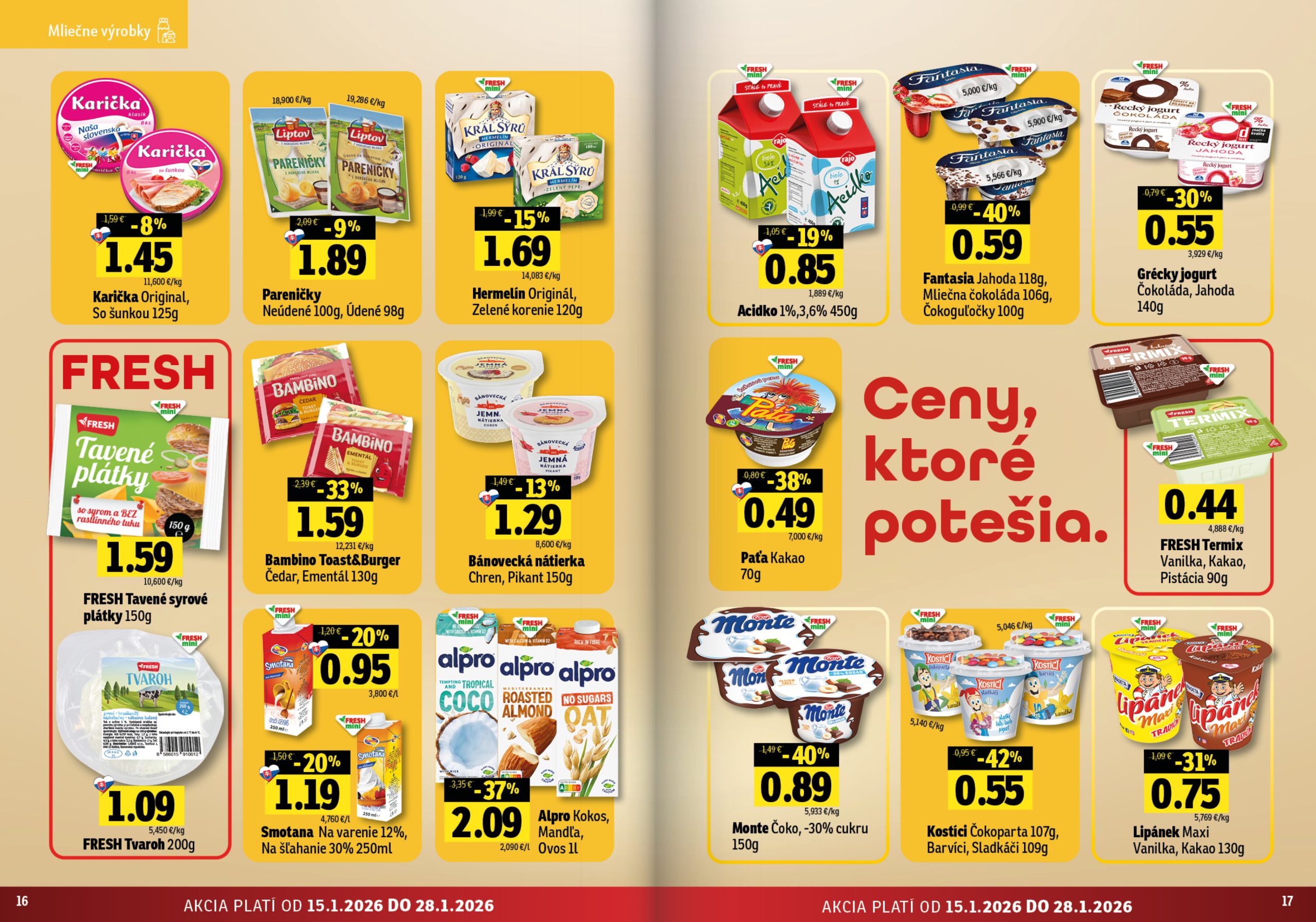 Page 9 of Aktuálny fresh leták platný od štvrtka 15.01 do 28.01