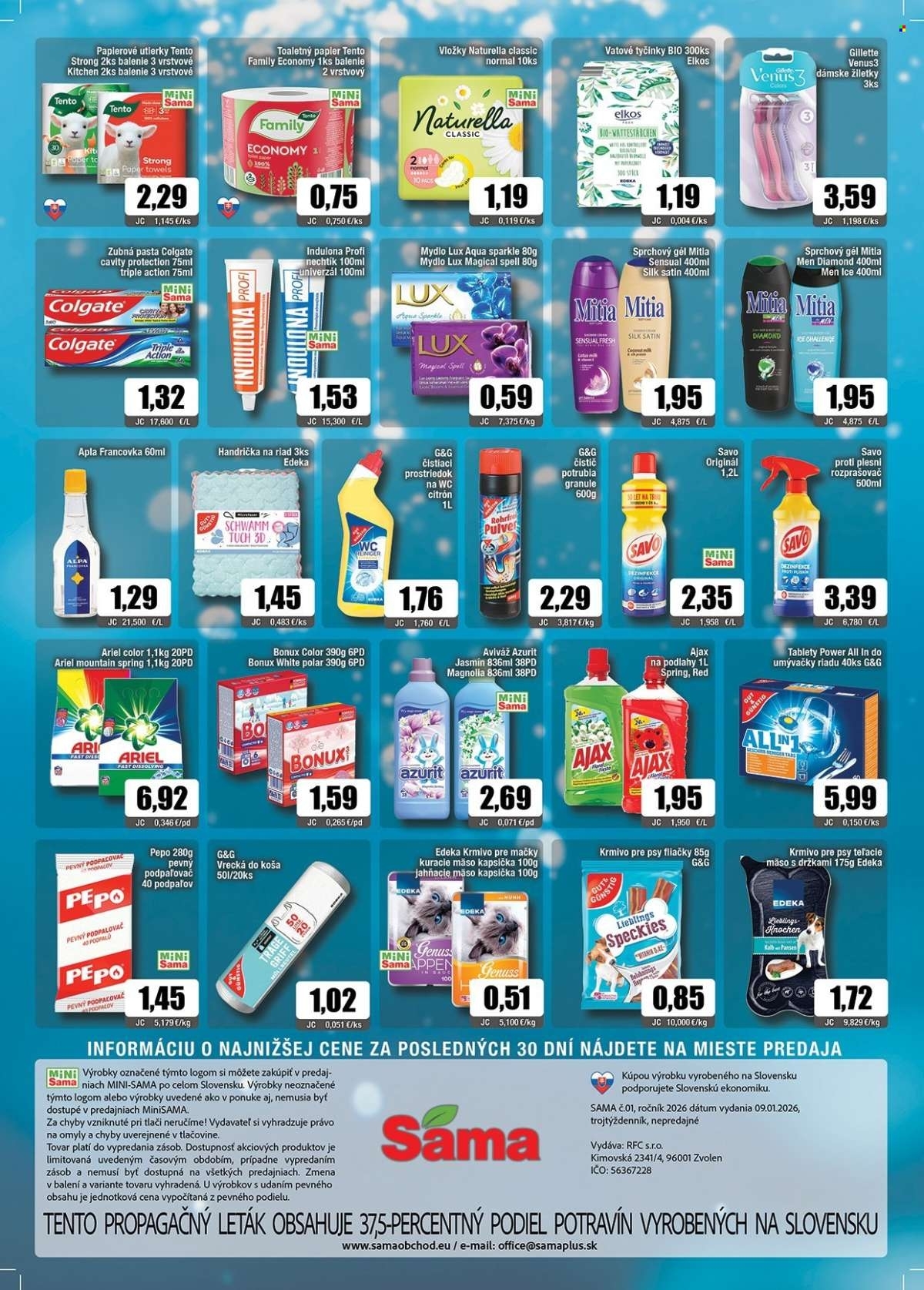 Page 7 of Aktuálny sama leták platný od piatka 09.01 do 27.01