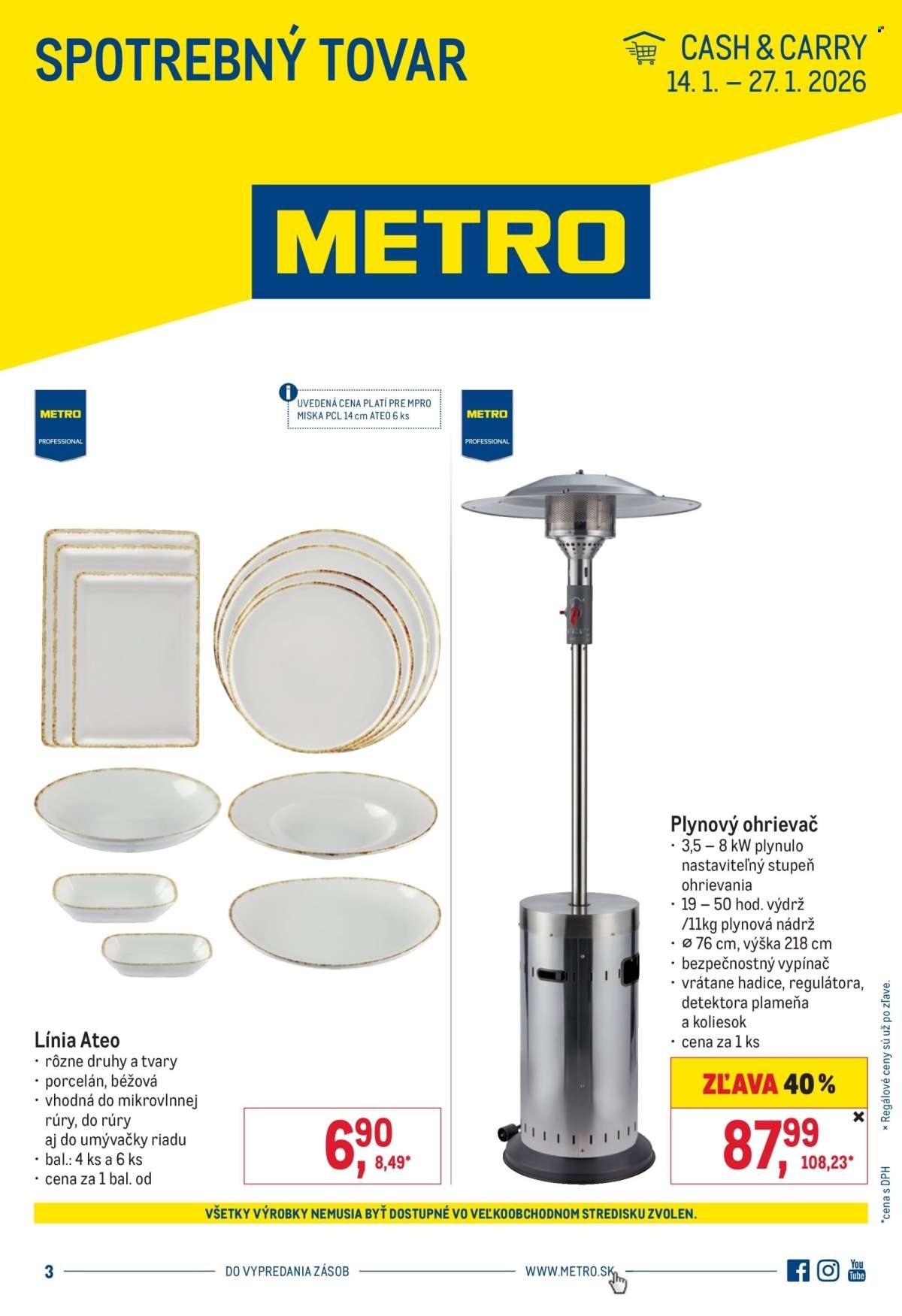 Page 1 of Aktuálny metro leták platný od stredy 14.01 do 27.01