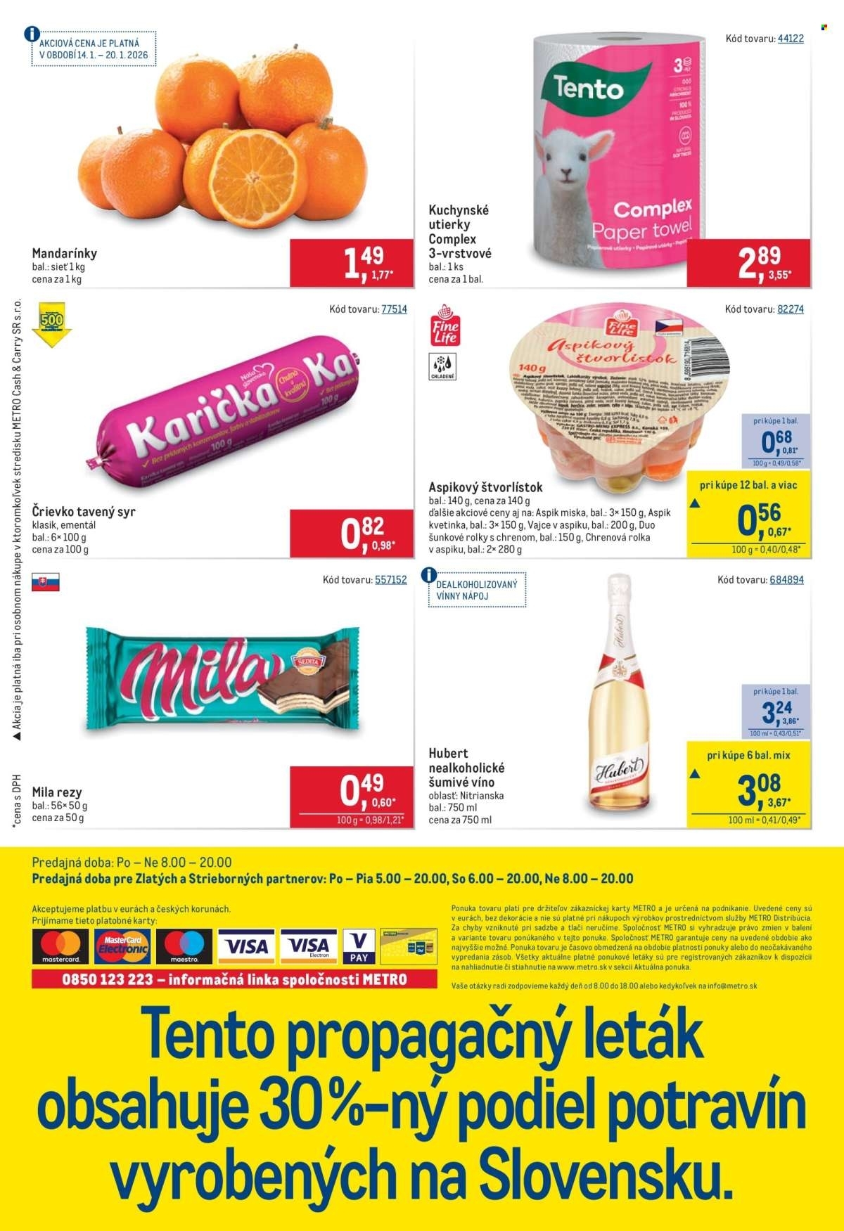 Page 40 of Aktuálny metro leták platný od stredy 14.01 do 27.01