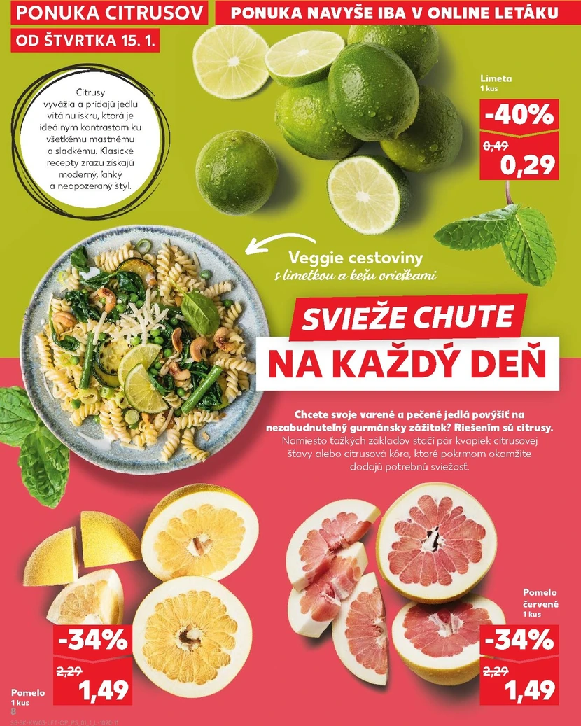 Page 8 of Aktuálny kaufland leták platný od štvrtka 15.01 do 21.01