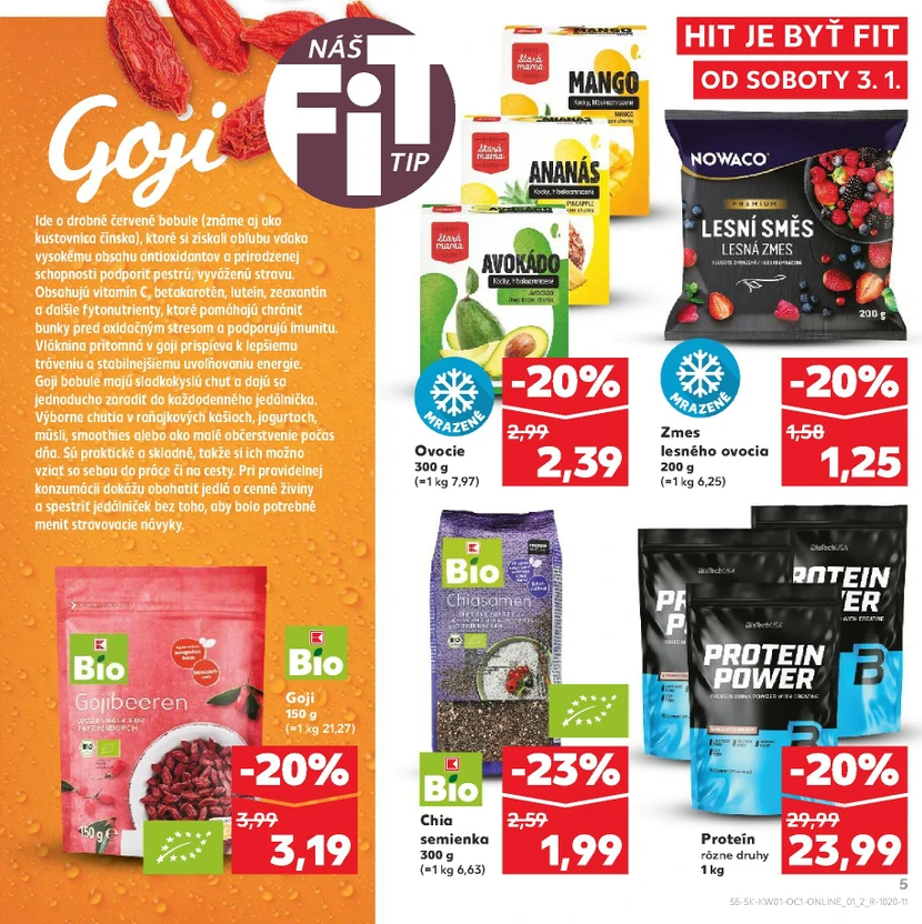 Page 5 of Aktuálny kaufland leták platný od soboty 03.01 do 31.01
