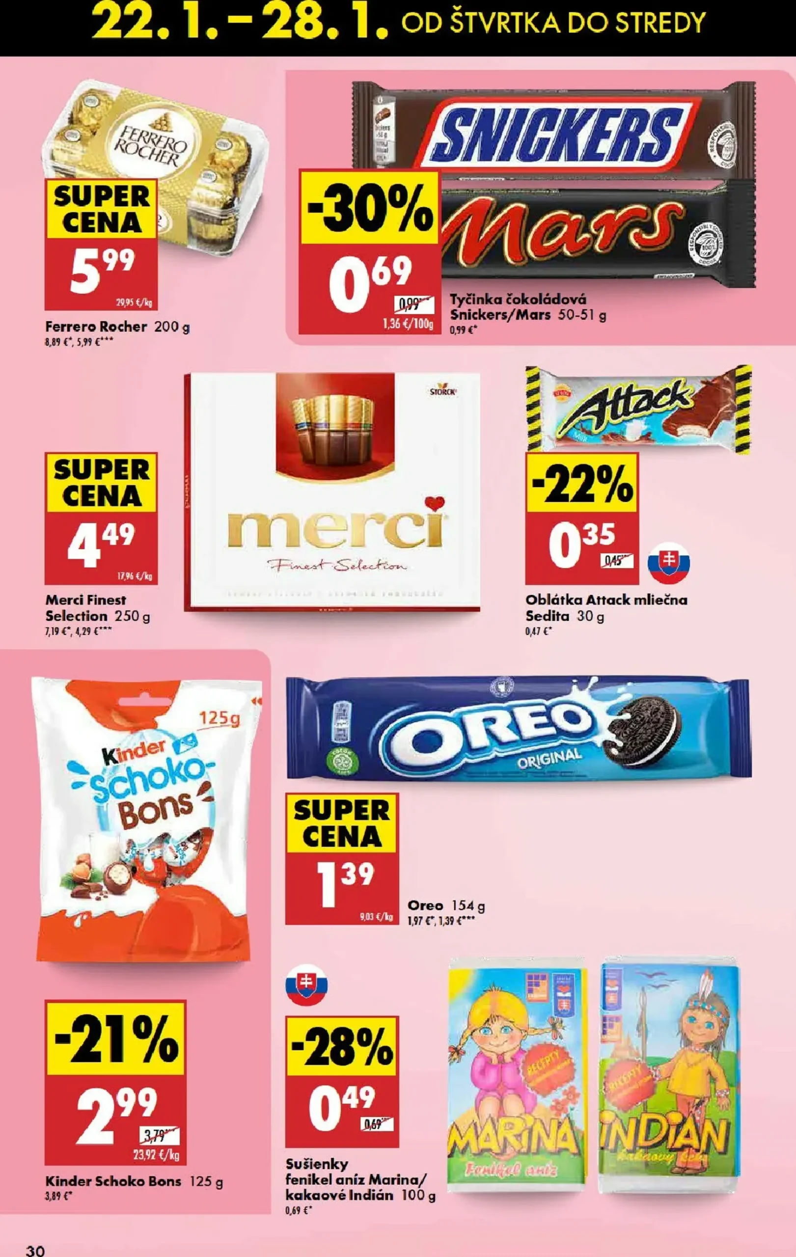 Page 30 of Aktuálny biedronka leták platný od štvrtka 22.01 do 28.01