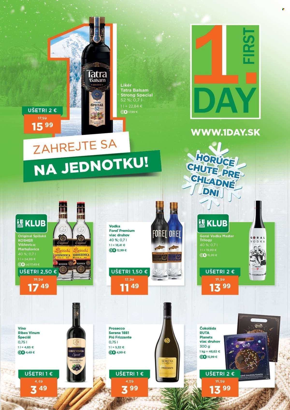 Page 1 of Aktuálny 1-day leták platný od štvrtka 15.01 do 28.01
