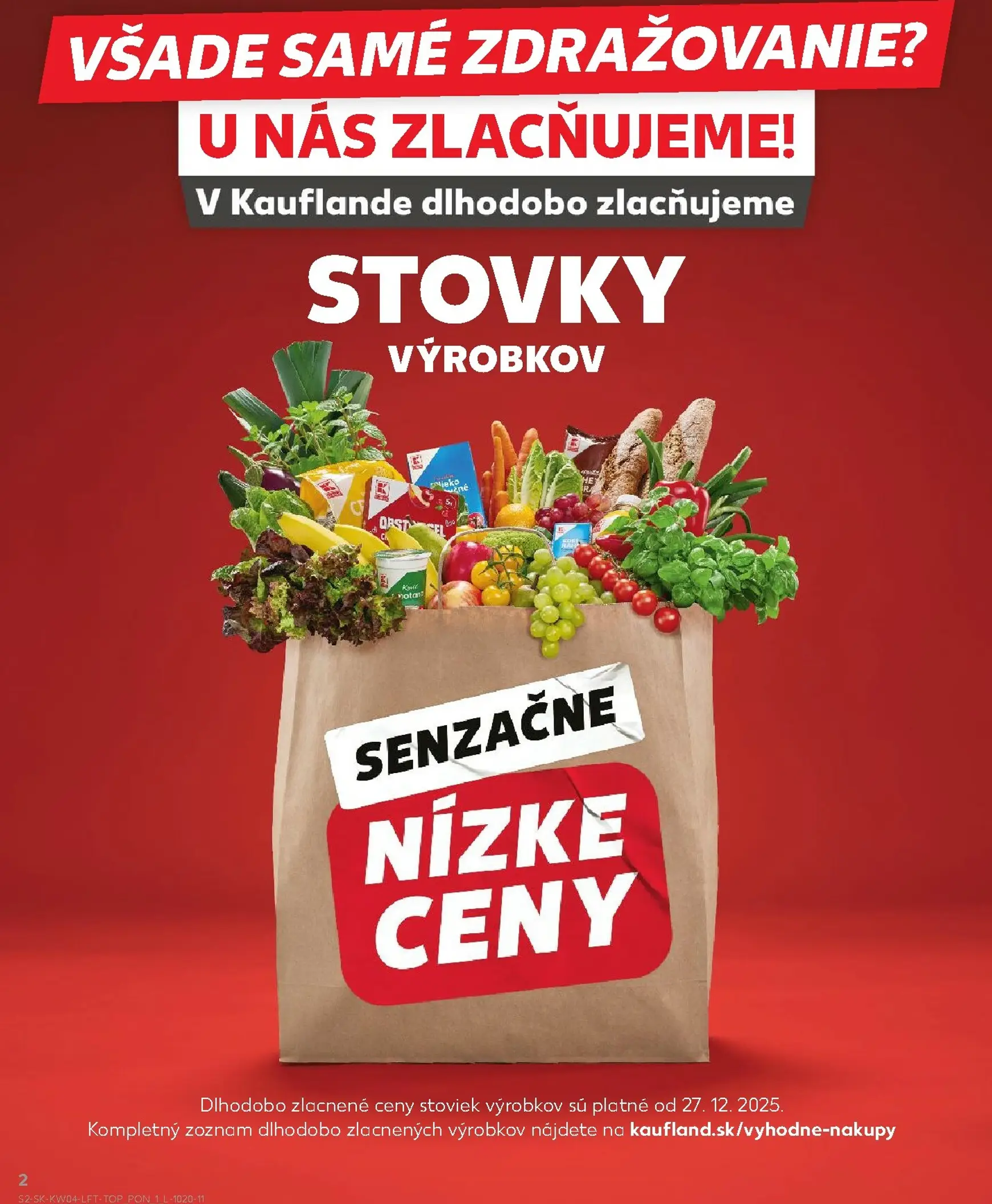 Page 2 of Aktuálny kaufland leták platný od štvrtka 22.01 do 28.01