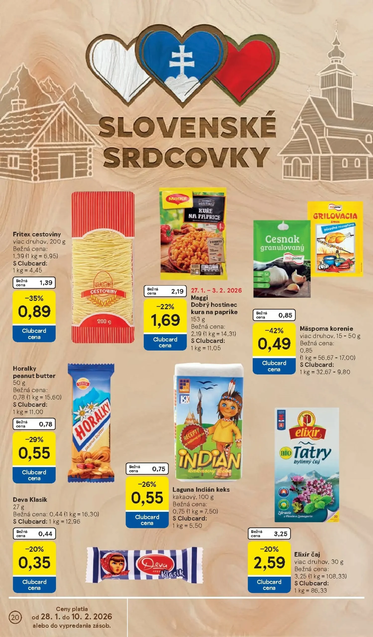 Page 20 of Aktuálny tesco leták platný od stredy 28.01 do 03.02