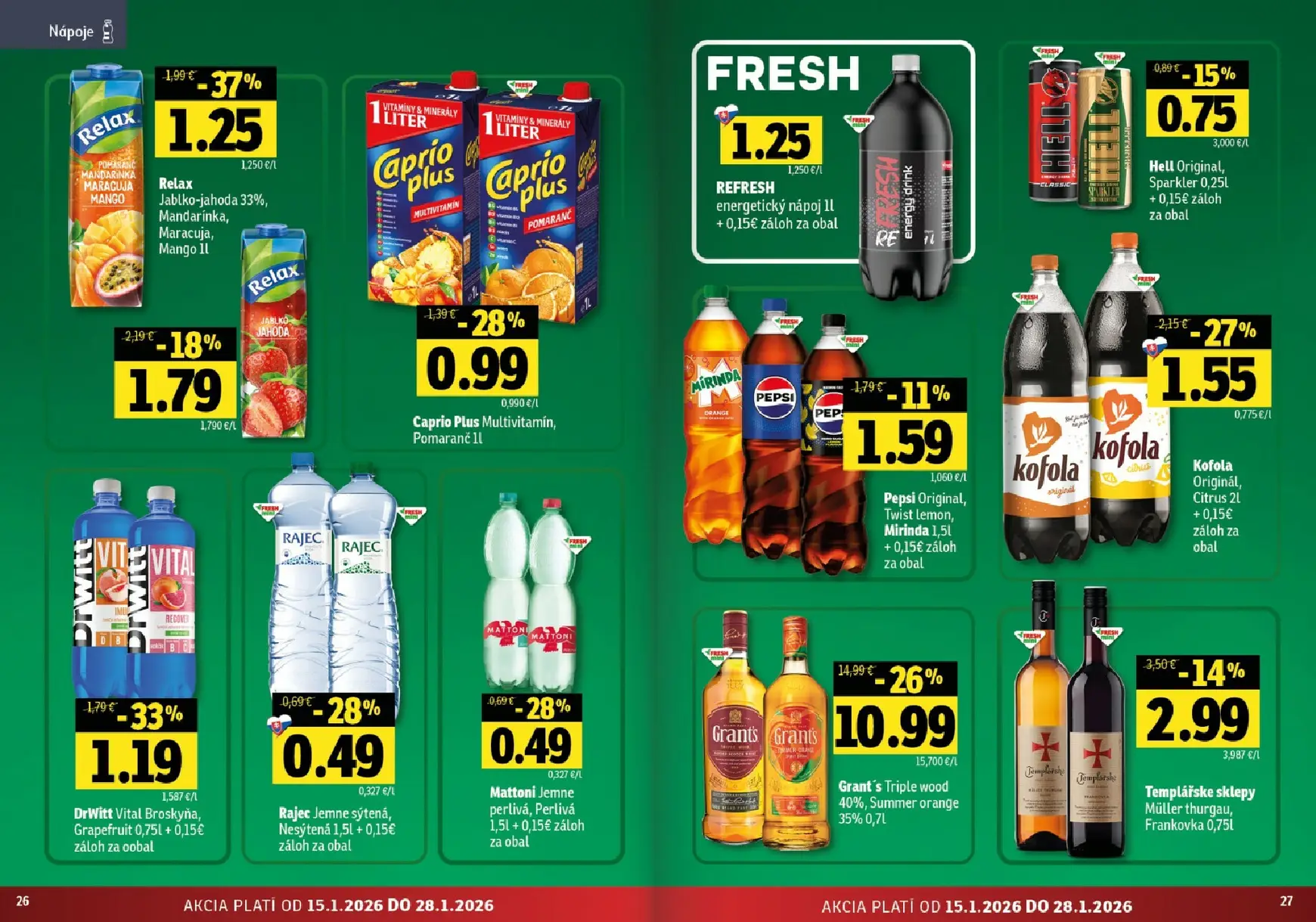 Page 14 of Aktuálny fresh leták platný od štvrtka 15.01 do 28.01