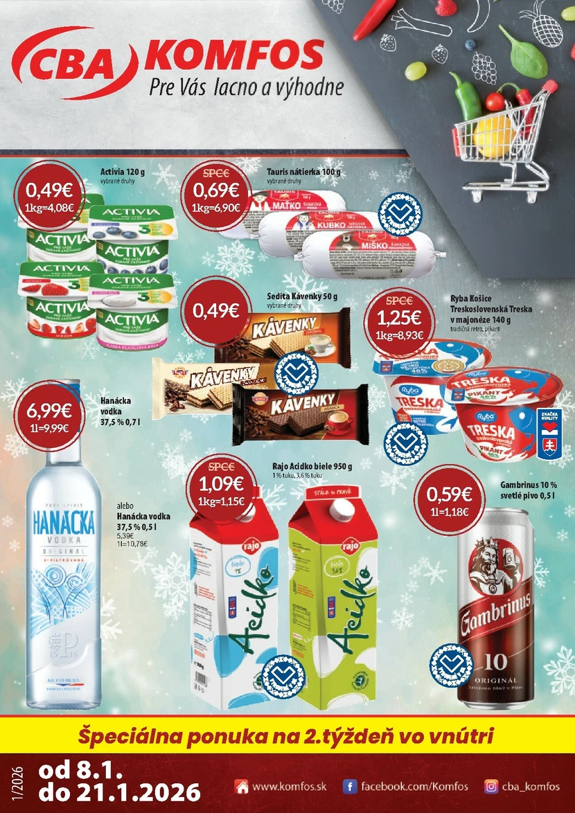 Aktuálny cba leták platný od štvrtka 08.01 do 21.01