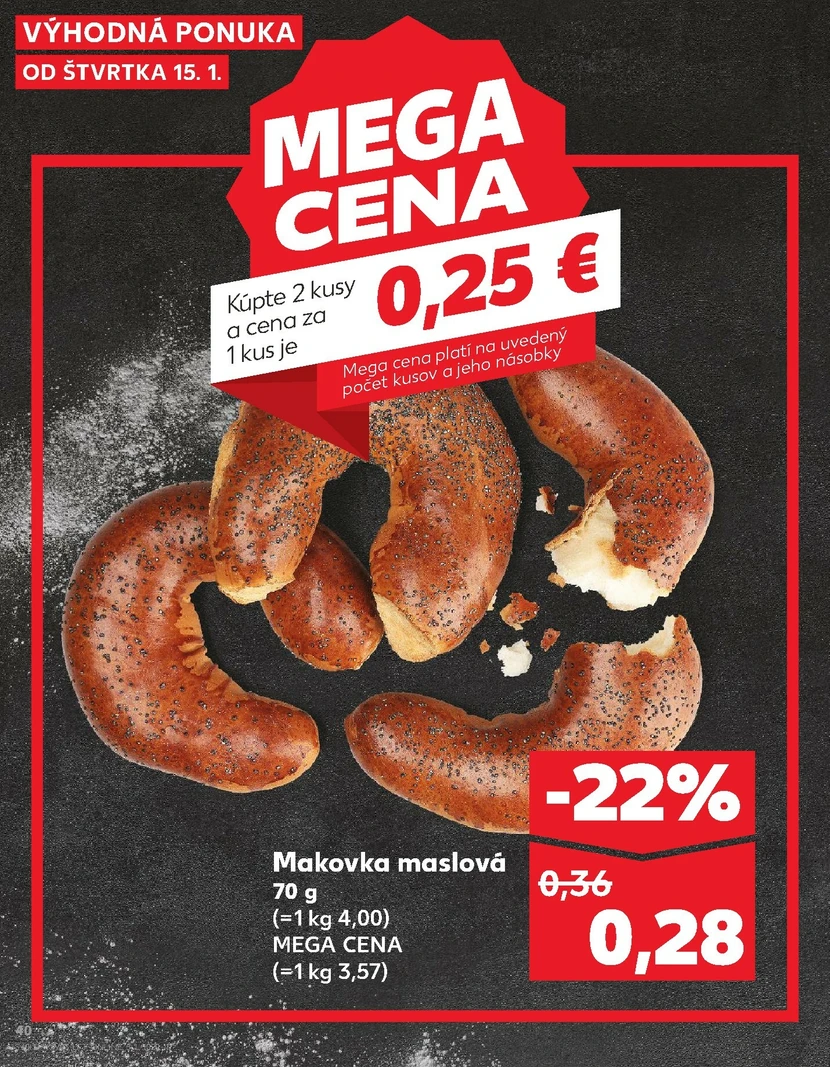 Page 40 of Aktuálny kaufland leták platný od štvrtka 15.01 do 21.01