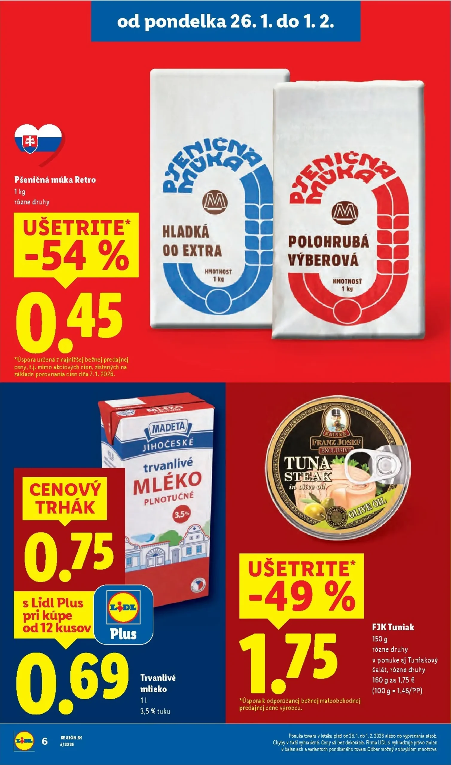 Page 6 of Aktuálny lidl leták platný od pondelka 26.01 do 01.02