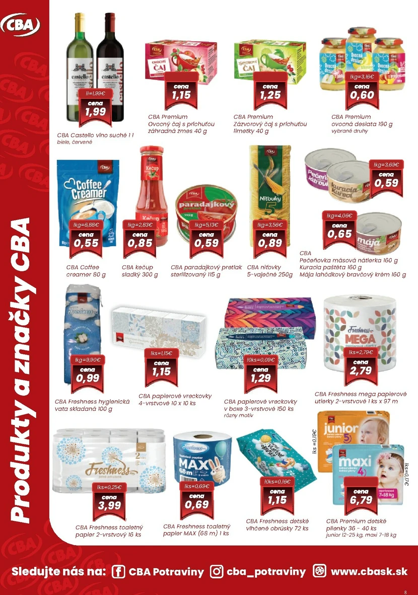 Page 8 of Aktuálny cba leták platný od štvrtka 08.01 do 21.01