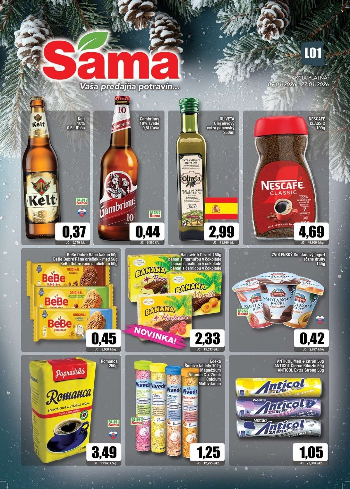 Page 1 of Aktuálny sama leták platný od piatka 09.01 do 27.01