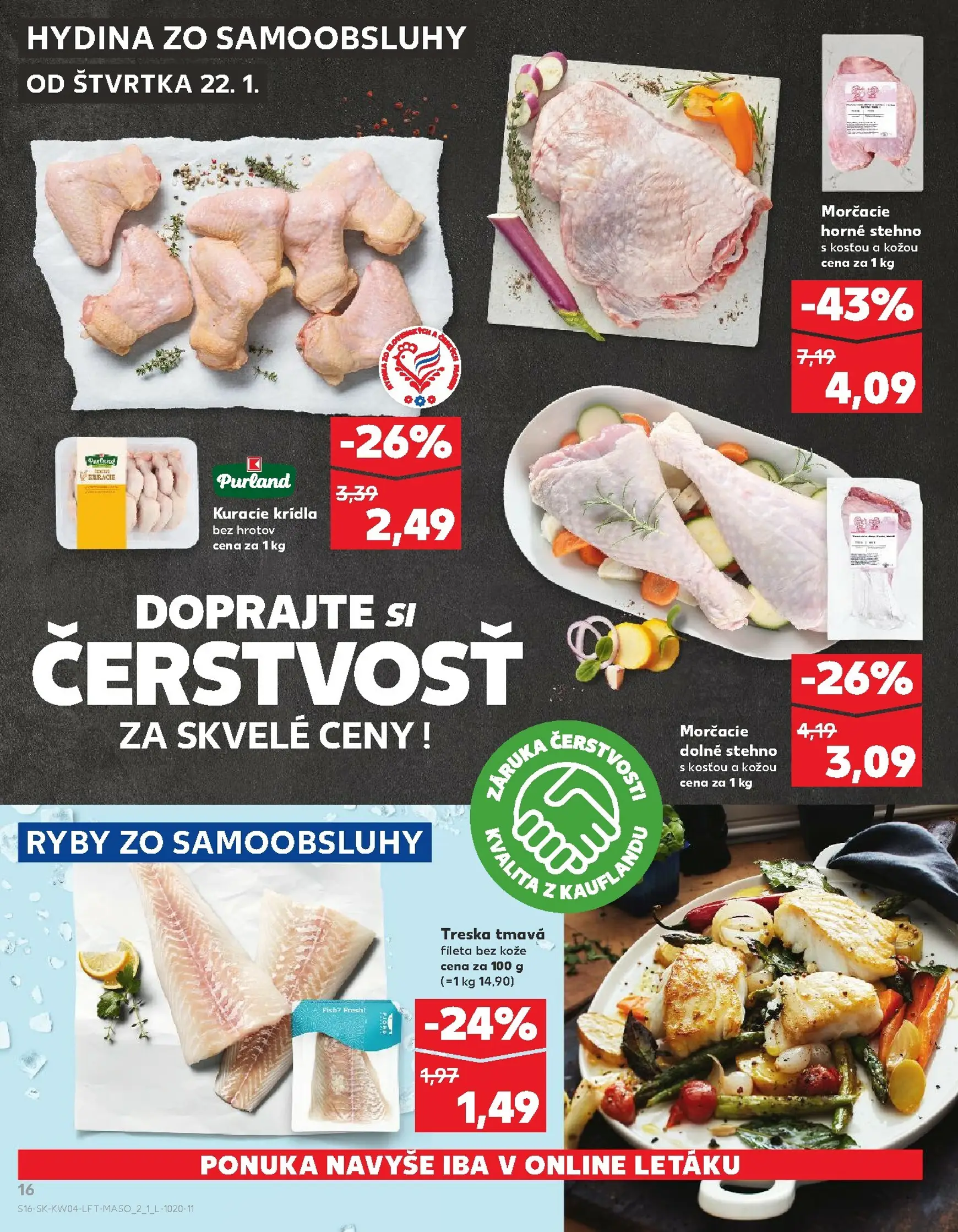 Page 16 of Aktuálny kaufland leták platný od štvrtka 22.01 do 28.01