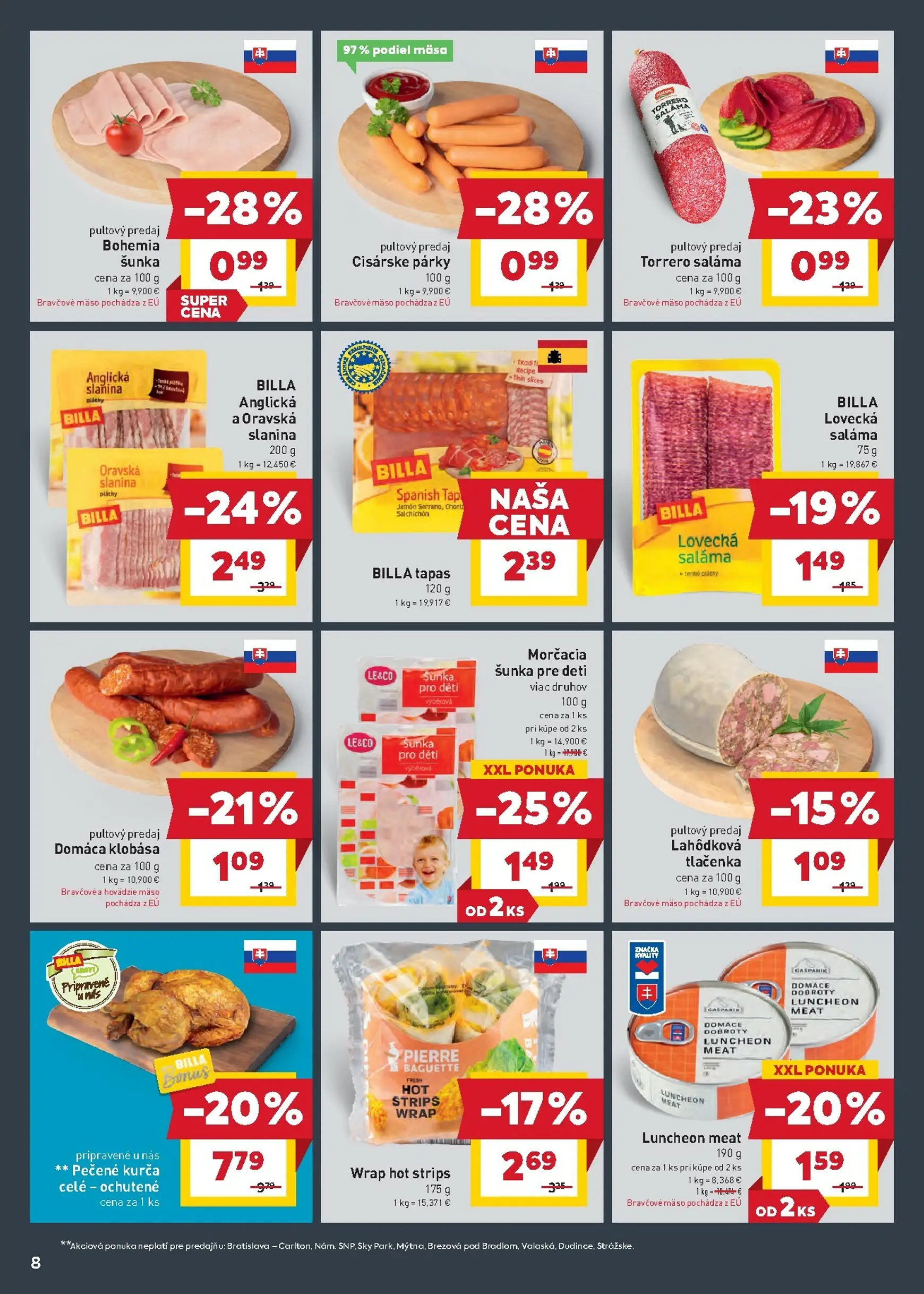Page 7 of Aktuálny billa leták platný od stredy 28.01 do 03.02
