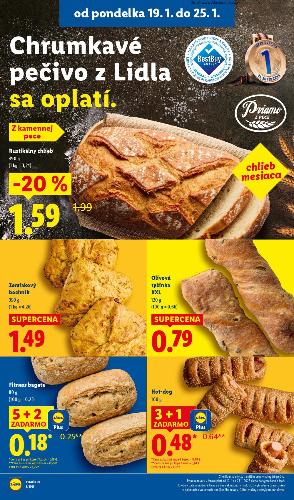 Page 14 of Aktuálny lidl leták platný od pondelka 19.01 do 25.01