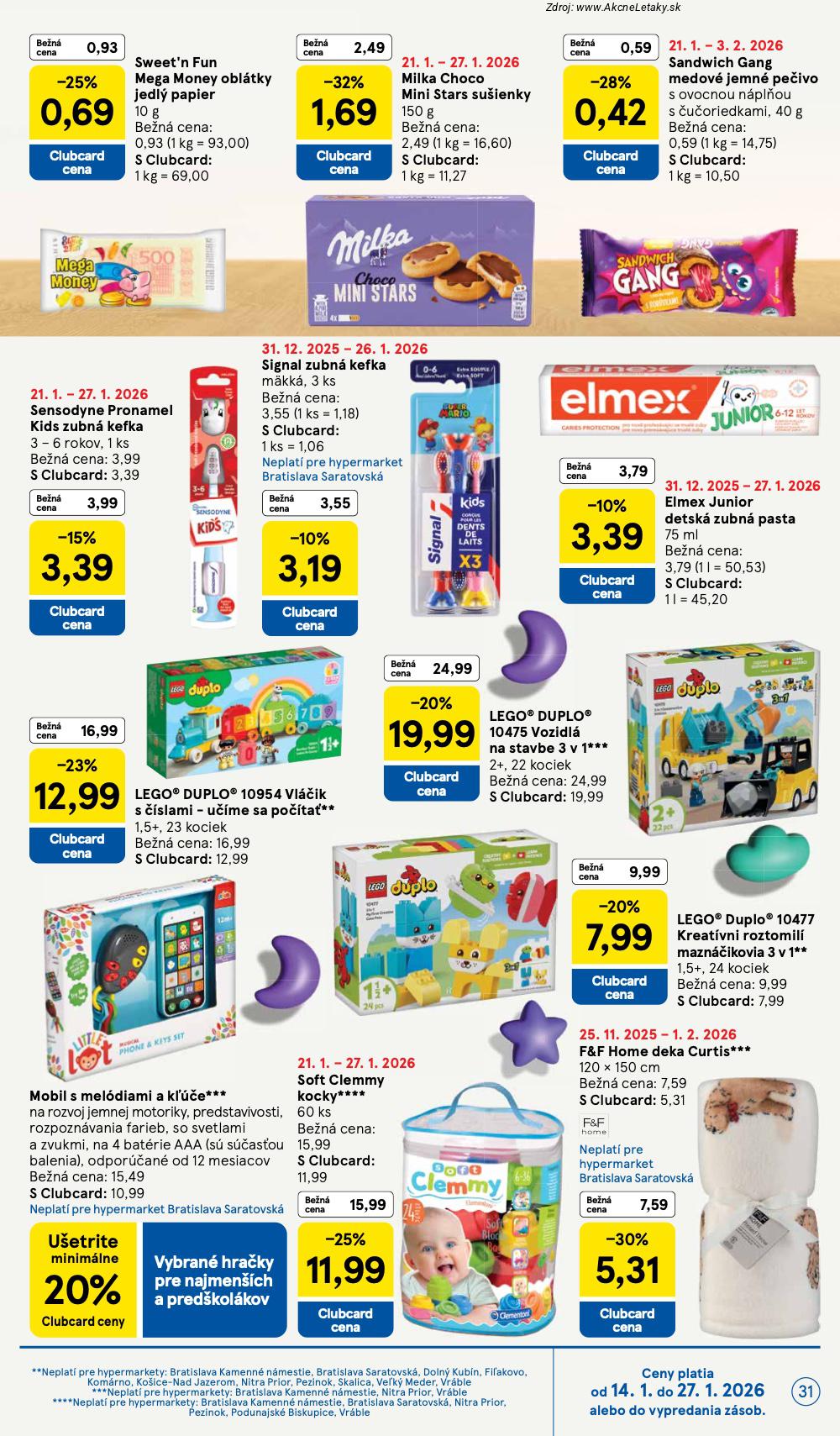 Page 31 of Aktuálny tesco leták platný od stredy 21.01 do 27.01