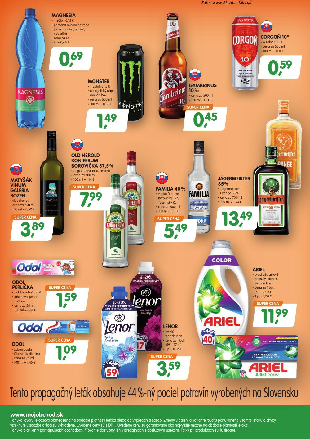 Page 4 of Aktuálny moj-obchod leták platný od piatka 16.01 do 29.01