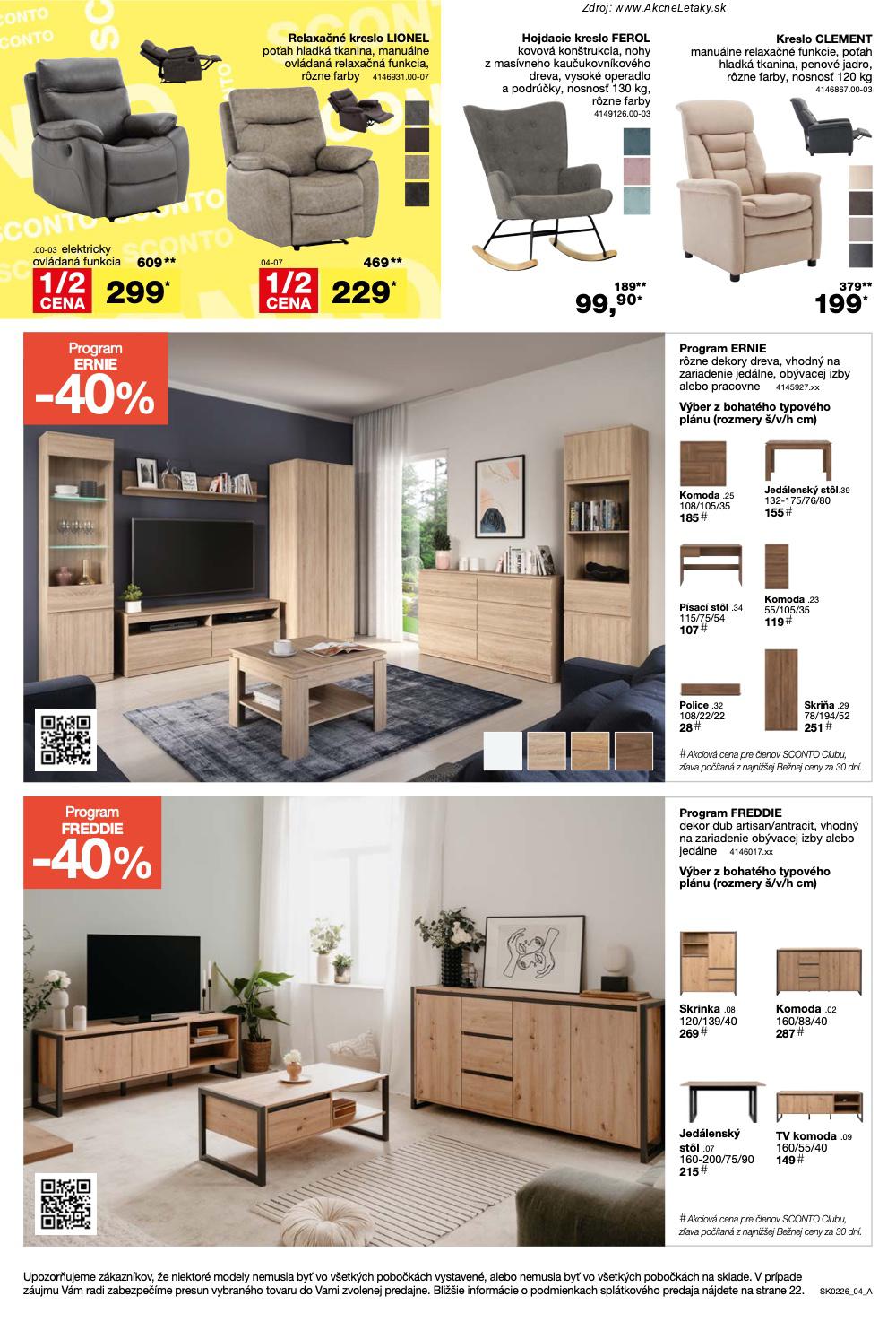 Page 4 of Aktuálny sconto-nabytok leták platný od stredy 21.01 do 10.02