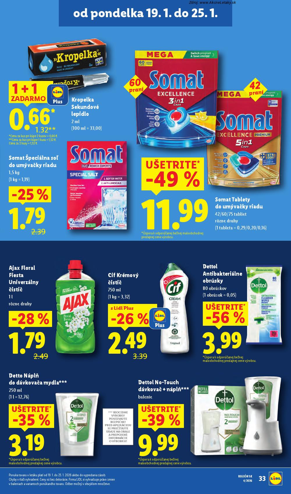 Page 43 of Aktuálny lidl leták platný od pondelka 19.01 do 25.01