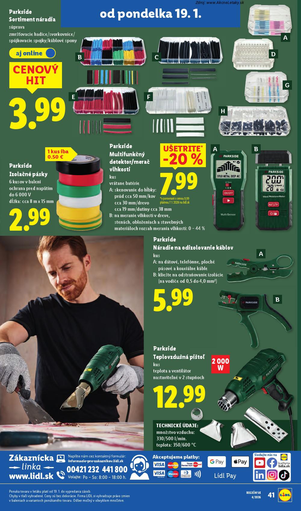 Page 54 of Aktuálny lidl leták platný od pondelka 19.01 do 25.01