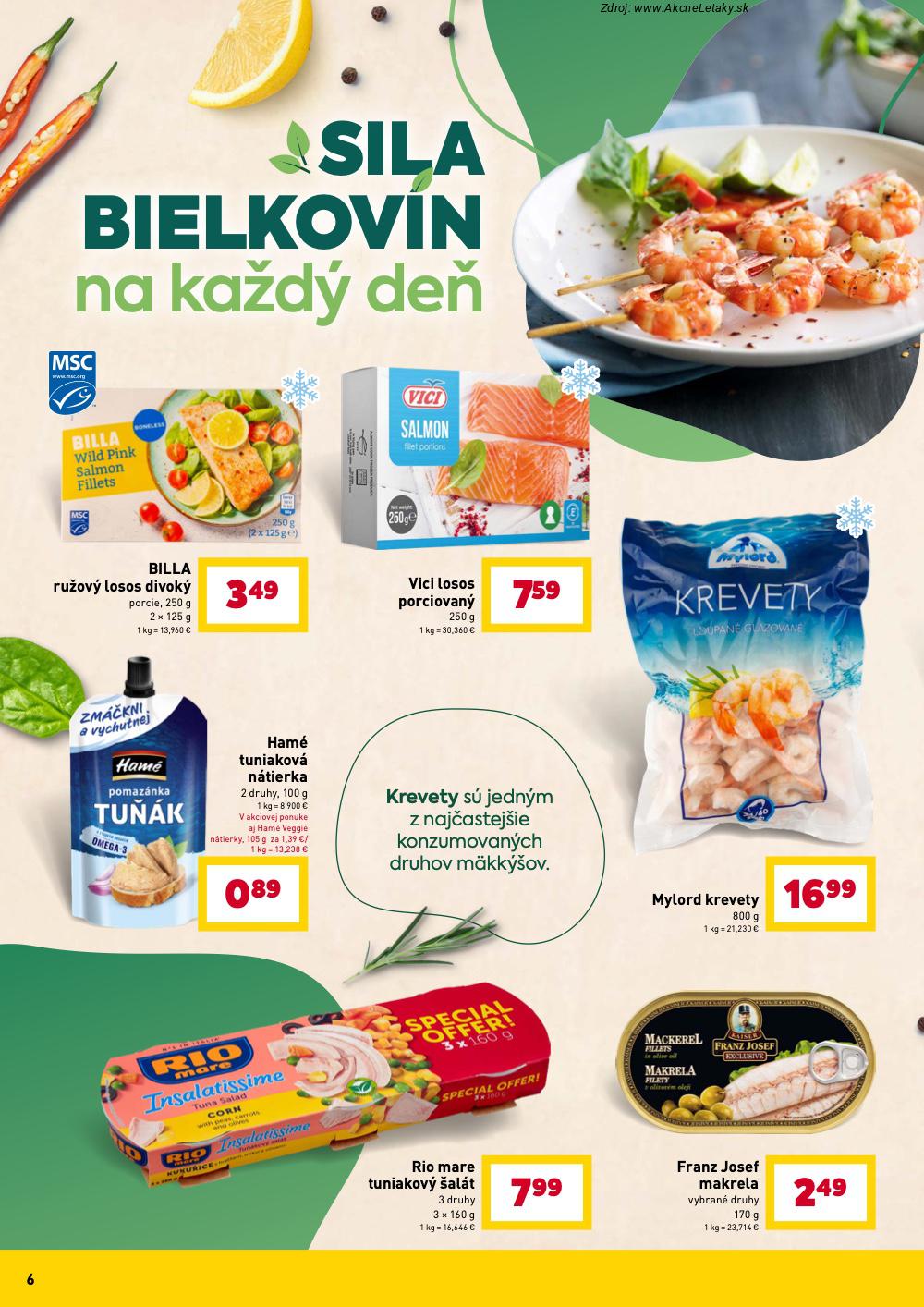 Page 6 of Aktuálny billa leták platný od piatka 02.01 do 27.01